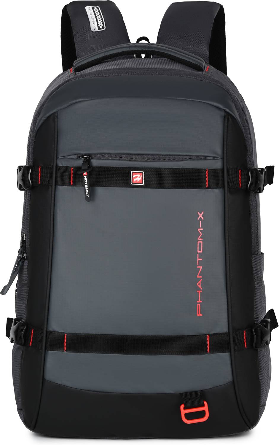 HOT SHOT PHANTOM-X TROLLEY SLEEVE,SUSPENSION STRAP,OFFICE,COLLEGE,TARVEL|bag for men| 32 L Laptop Backpack