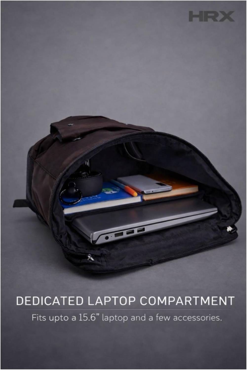 HRX 35L Leather Anti Theft Laptop Backpack - Image 5