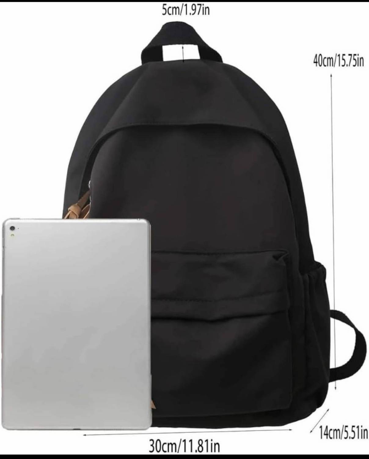 SAVIE PC-mat Black 15.5L Backpack - Image 3