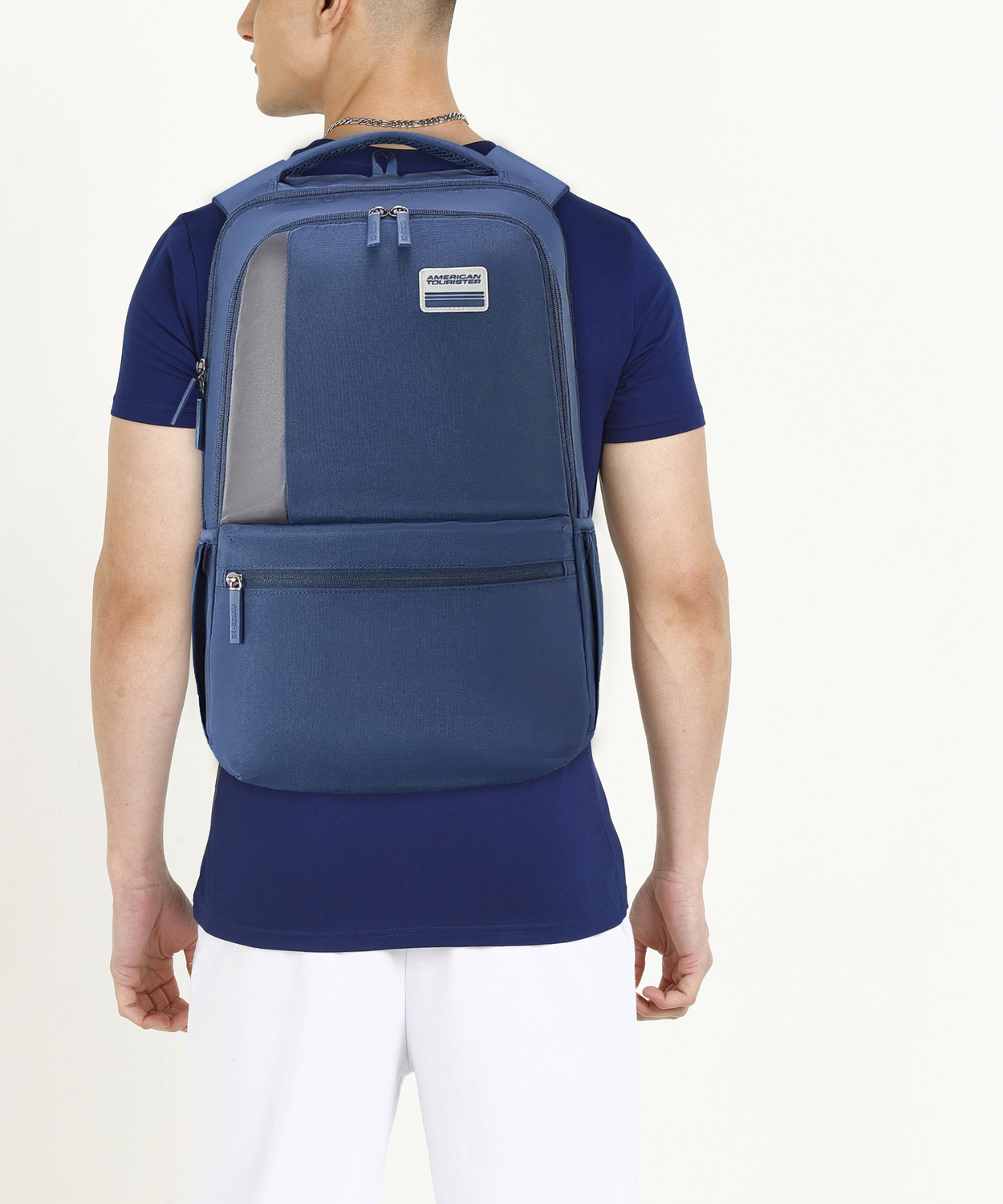Image of AMERICAN TOURISTER Slate 3.0 02 Blue Twill Polyester 31 L Backpack