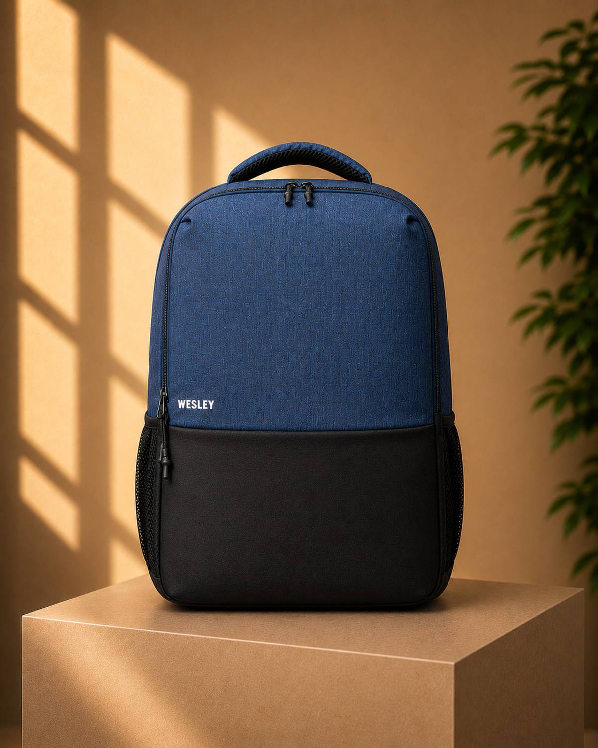 WESLEY Milestone 2.0 30 L Blue Laptop Backpack - Image 3