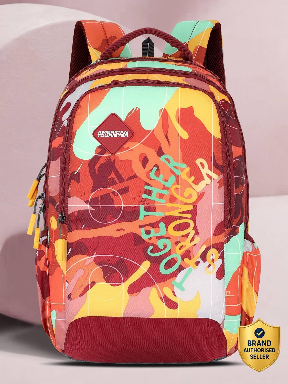 American Tourister Fizz 32L Red Backpack - Image 1