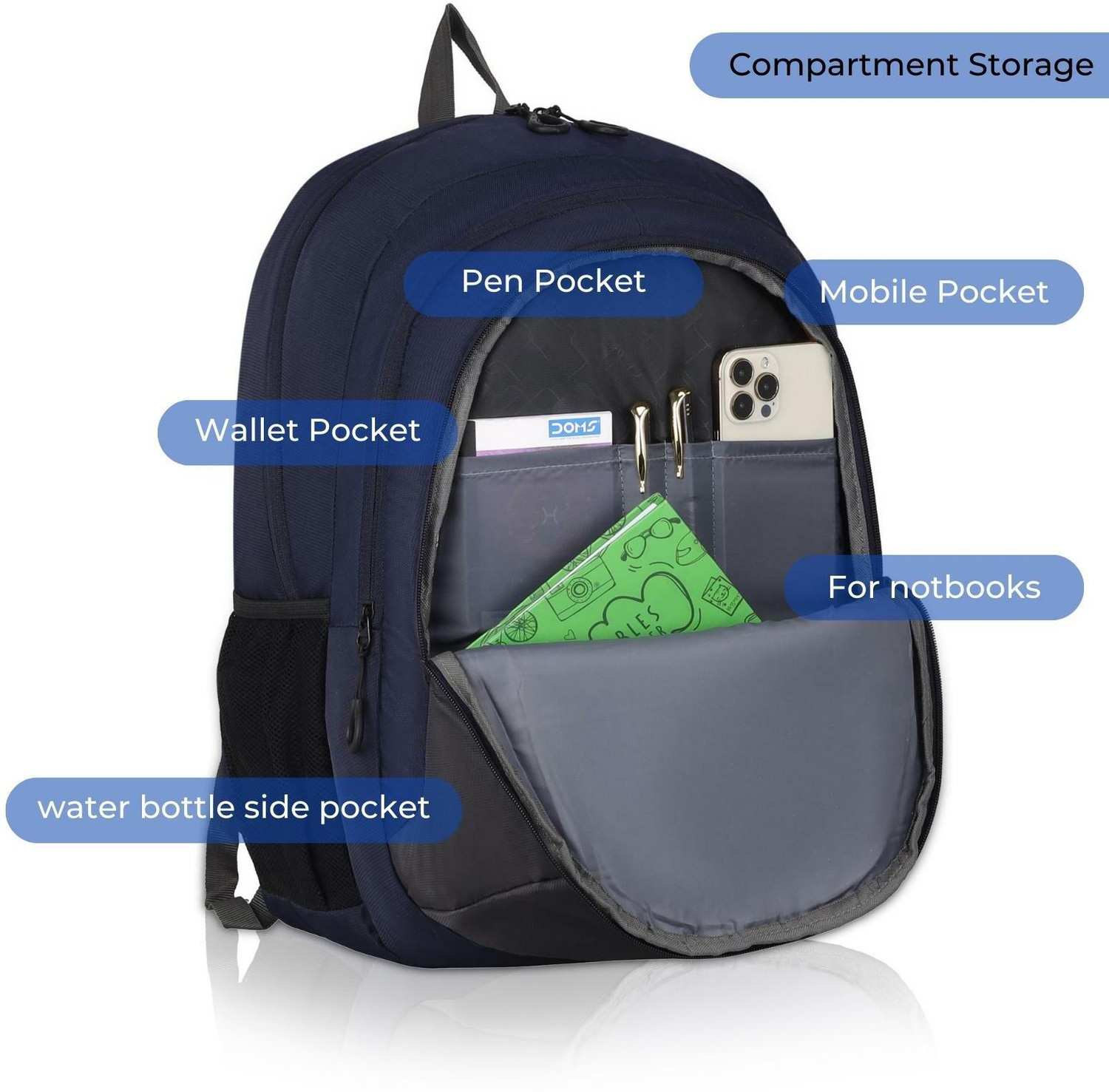 Image of WILDHORN Backpack for Men & Women, Extra Large Travel Backpack 39 L Laptop Backpack
