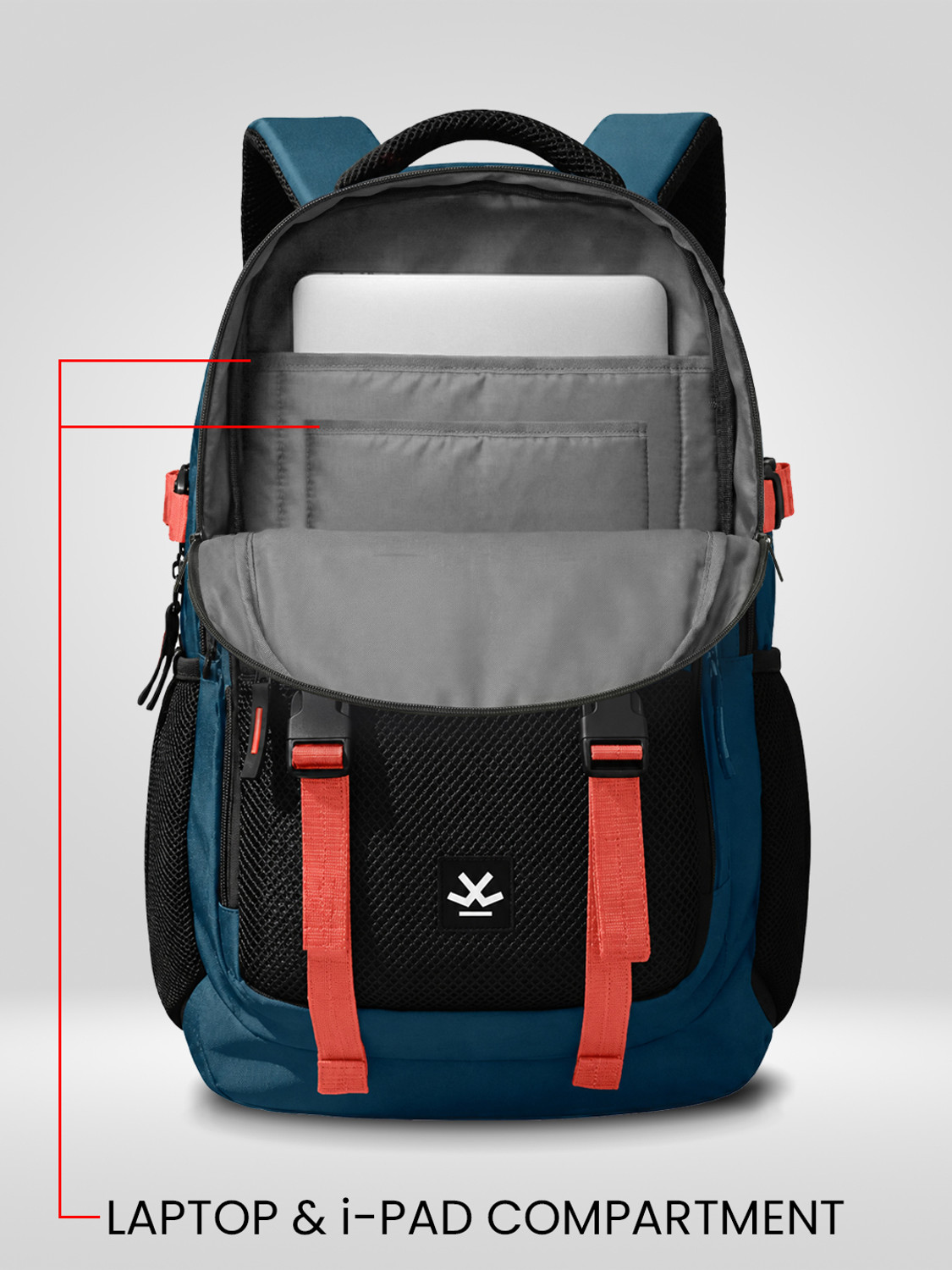 Image of WROGN Unisex Ashper 2.0 with USB Port, Rain Cover and Reflective Strip 42 L Laptop Backpack