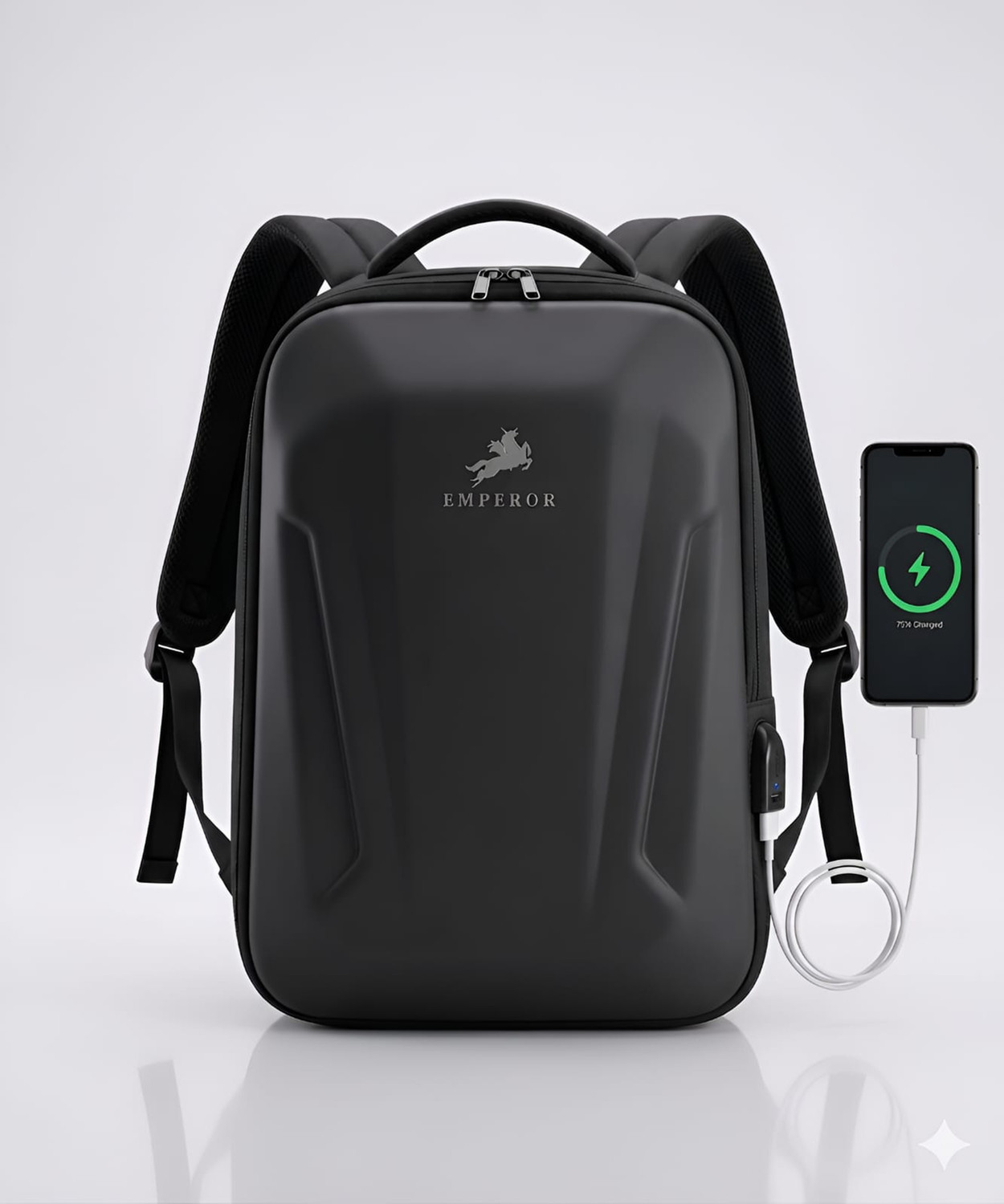 Image of Emperor Anti-theft Laptop Backpack with USB Charging Port Business and Travel Bag 34 L Laptop Backpack