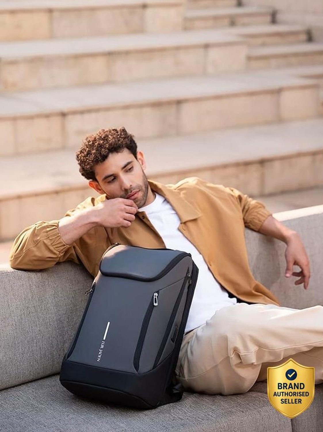 Image of FUR JADEN BM95 Grey 21 L Laptop Backpack