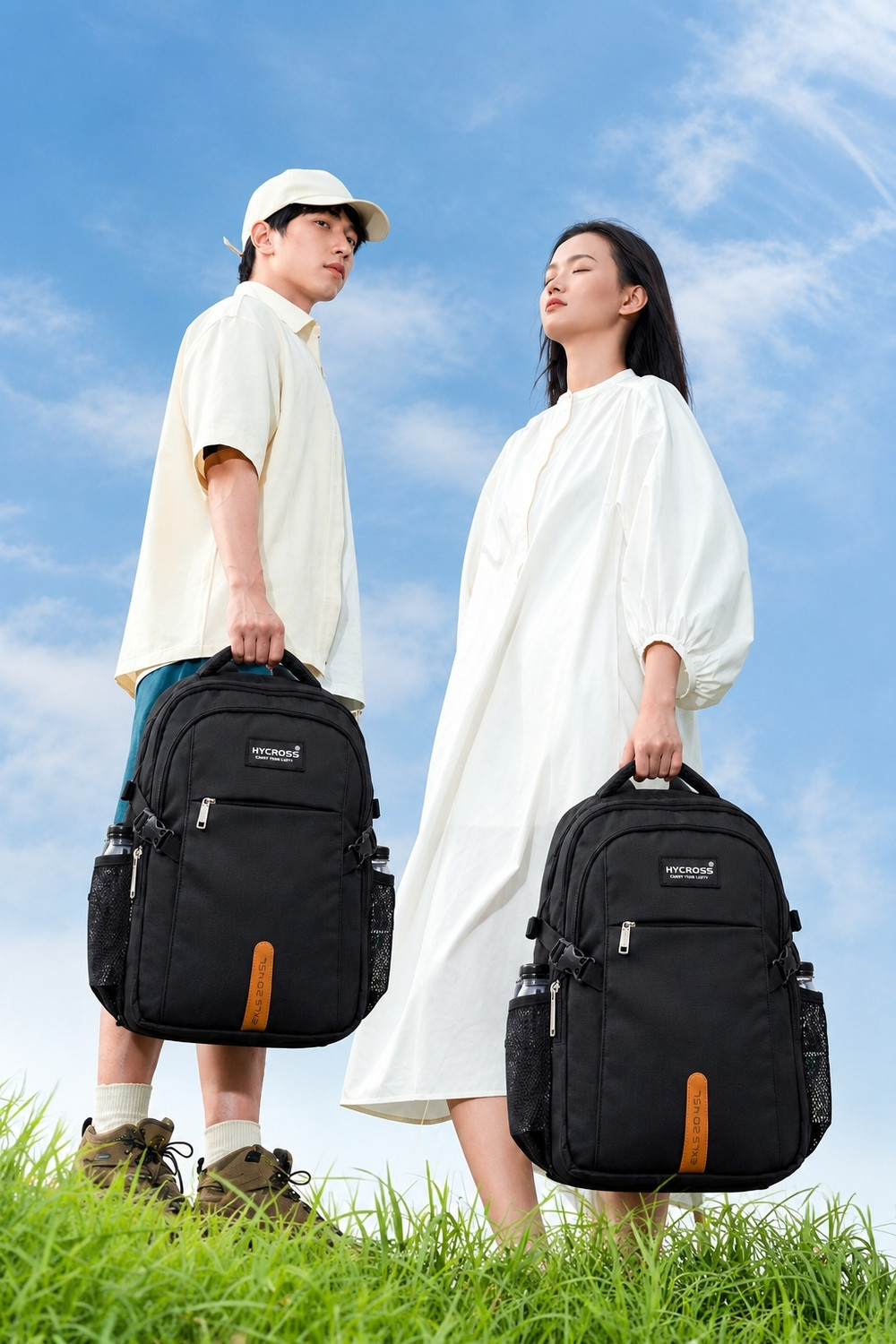 Image of REDMASTER Large 40 L Laptop Backpack REDMASTER HYCROSS AA77 (Black)