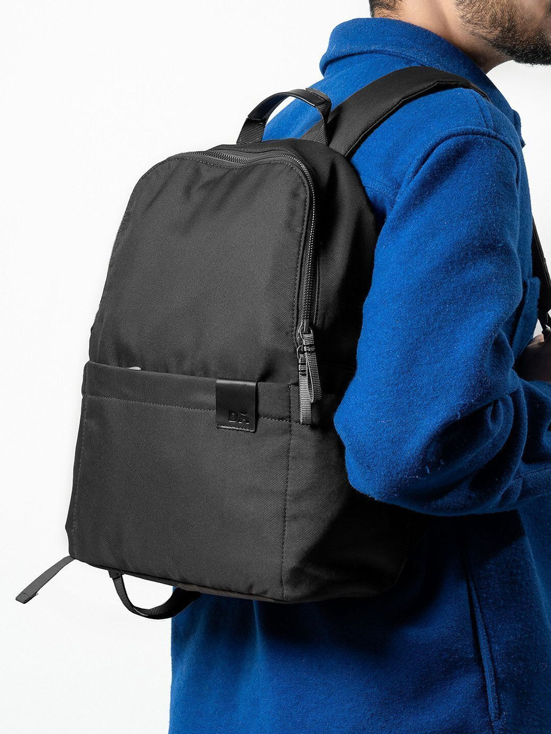 Image of DailyObjects Space Black Lunar Daypack 11 L Laptop Backpack