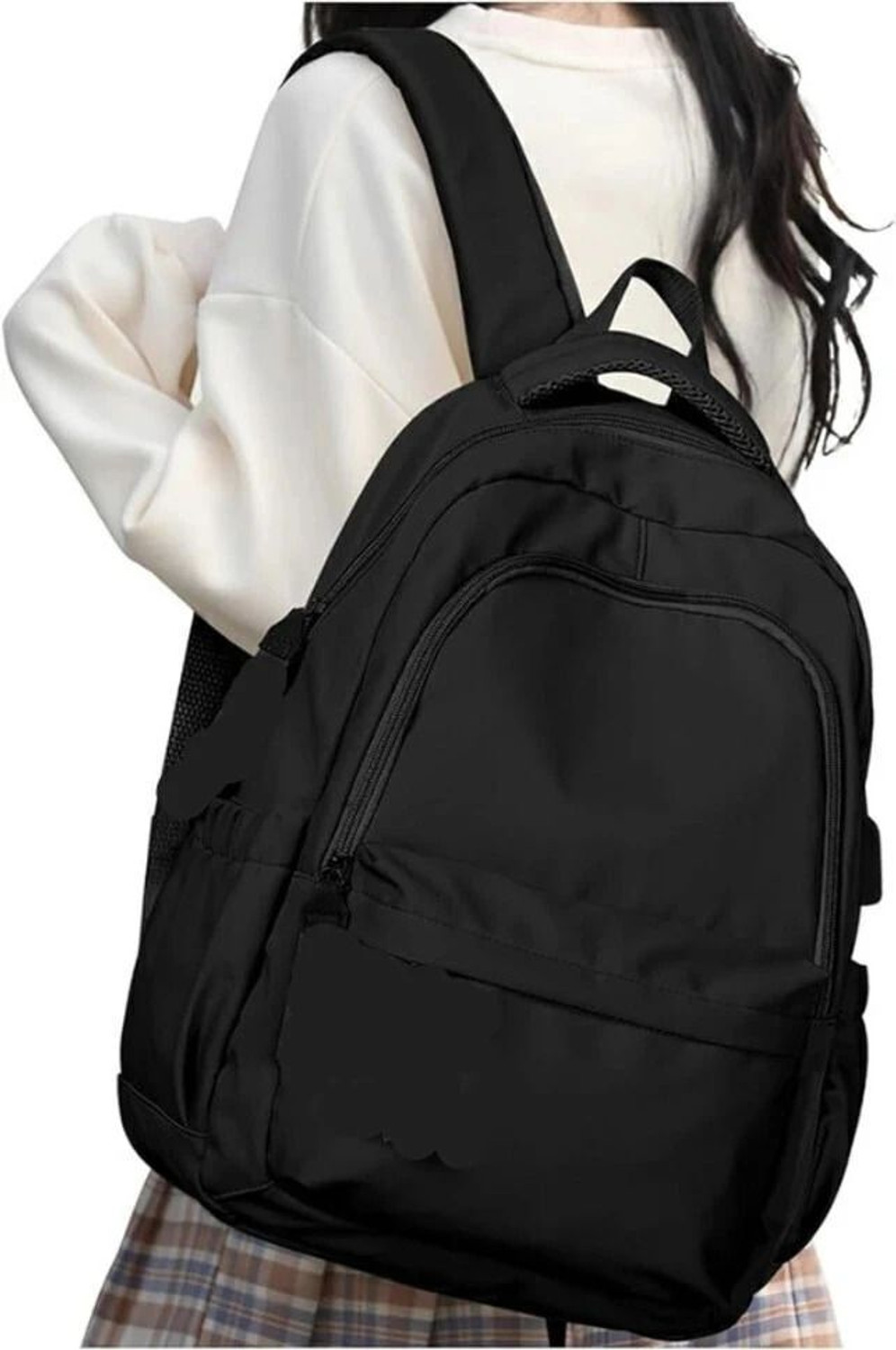 Image of Flamebird Backpack Purse for Women Fashionable Travel Vintage Polyester Bag For Girls 20 L Laptop Backpack