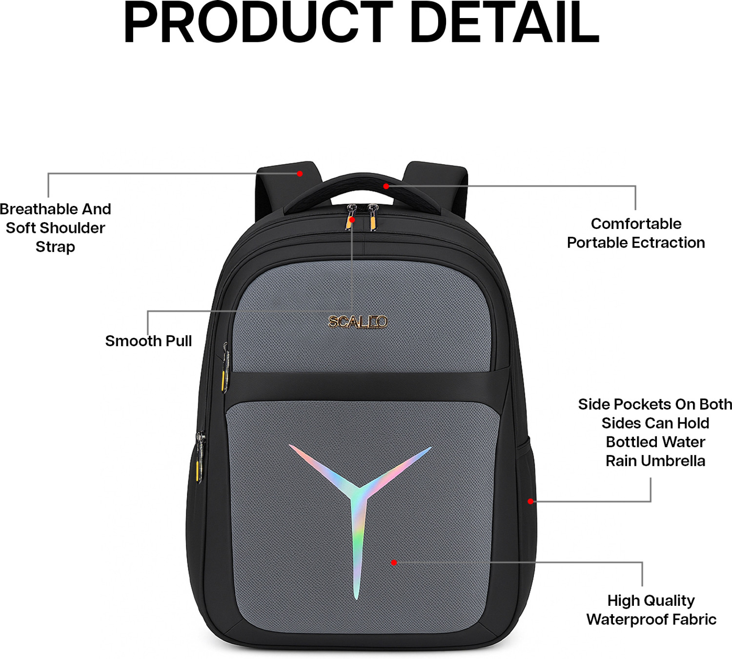 Image of SYGA Men & Women Travel Backpack Durable Water-Resistant Lightweight School & Collage 25 L Backpack