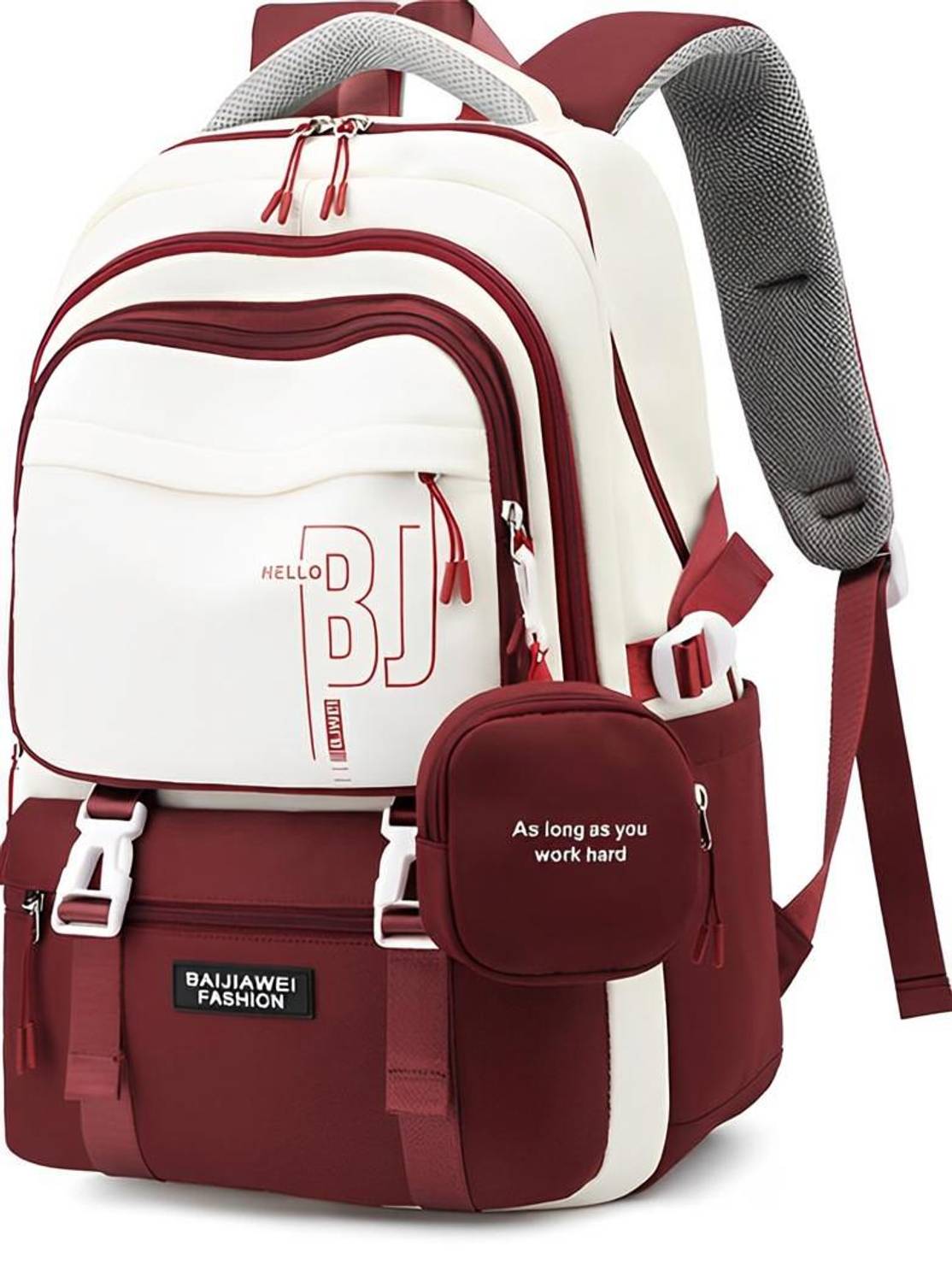 SERPLEX Girls Red Nylon Backpack 2.7L - Image 1