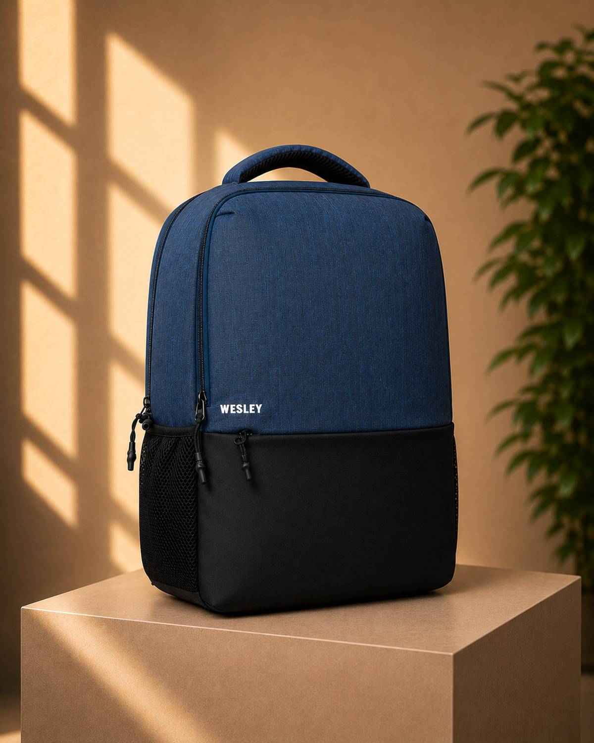 WESLEY Milestone 2.0 30 L Blue Laptop Backpack - Image 4