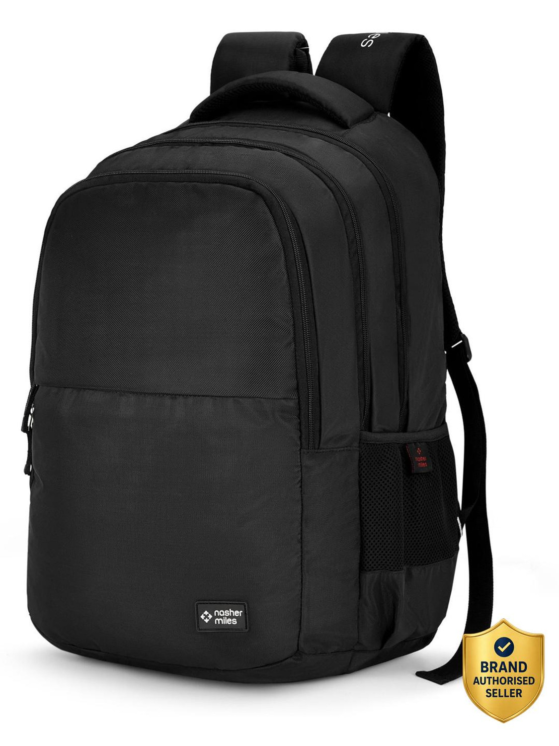 Image of NASHER MILES Eclipse Polyester Laptop Backpack with Raincover & Front Organiser for Travel 33 L Laptop Backpack