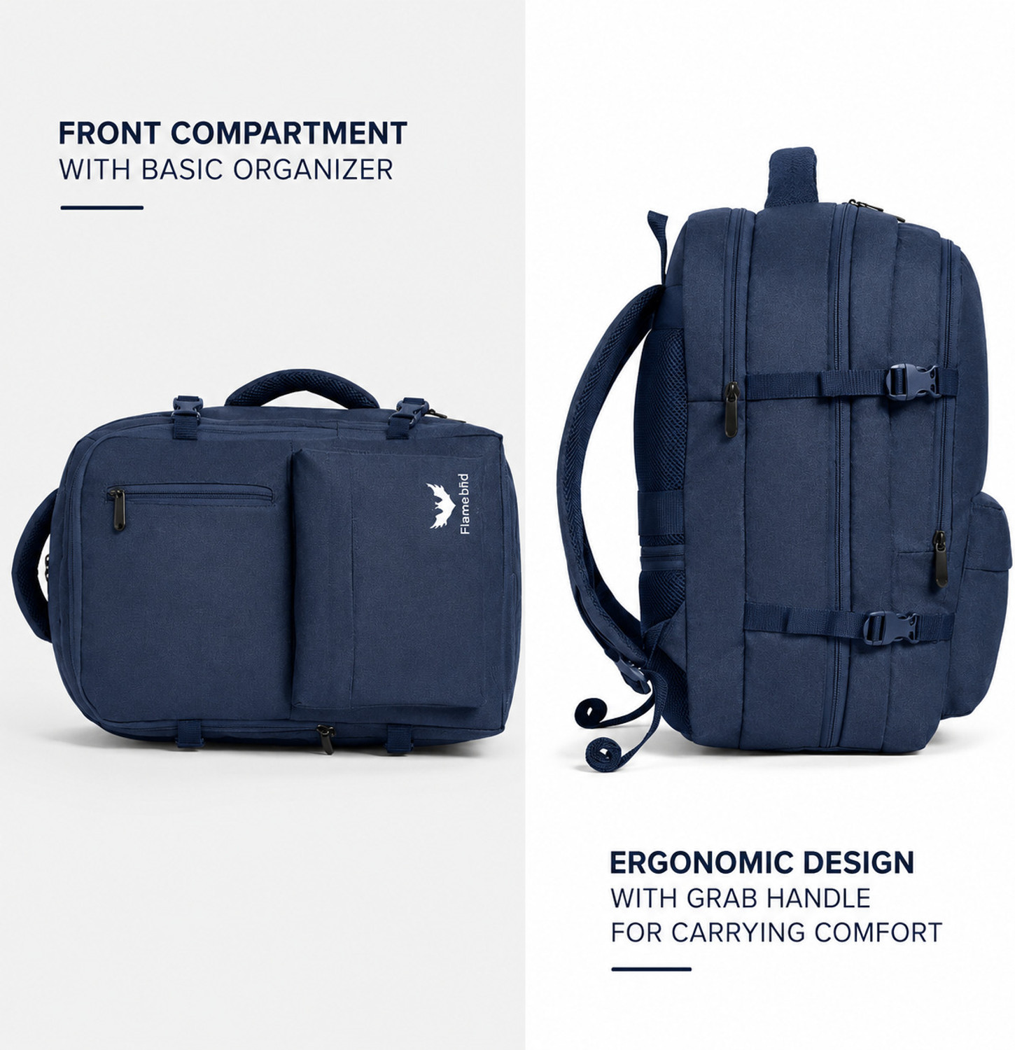 Image of Flamebird Men and Women with Multiple Compartments 40 L Backpack 40 L Backpack