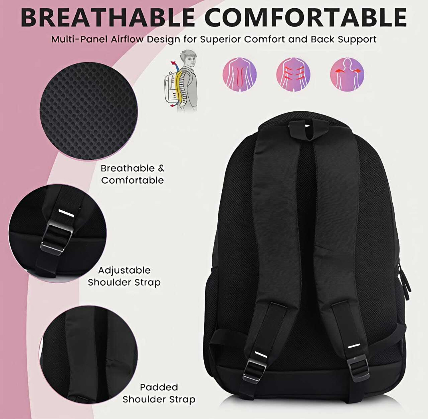 Image of dbm loffy man school bag 35 L Laptop Backpack