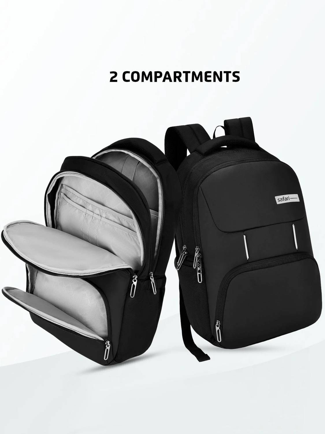 SAFARI Bolt 30L Black Laptop Backpack - Image 3