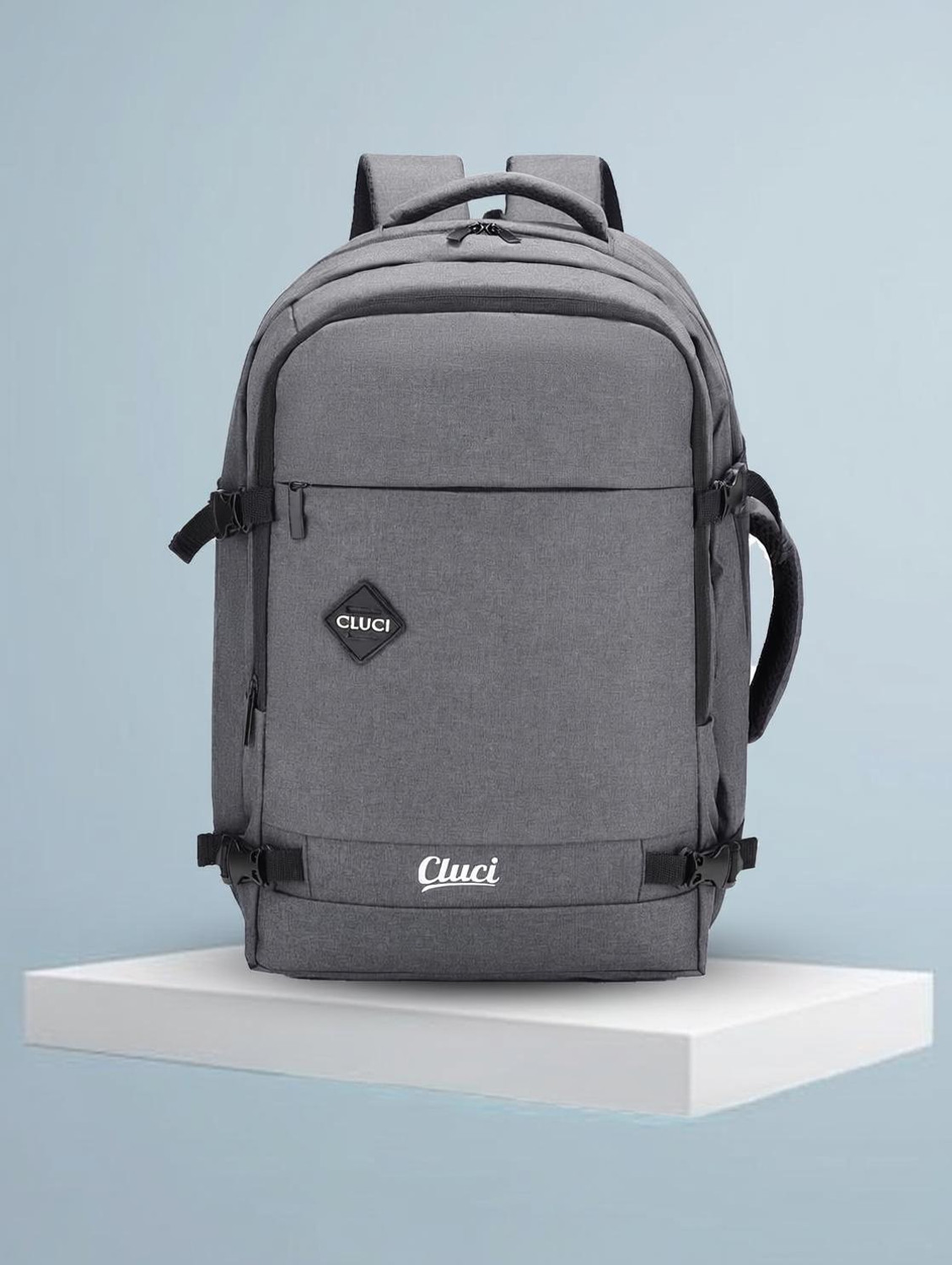 Image of Cluci Luxur Overnighter Expandable Anti Theft feature business /Travel /luggage backpack 45 L Laptop Backpack
