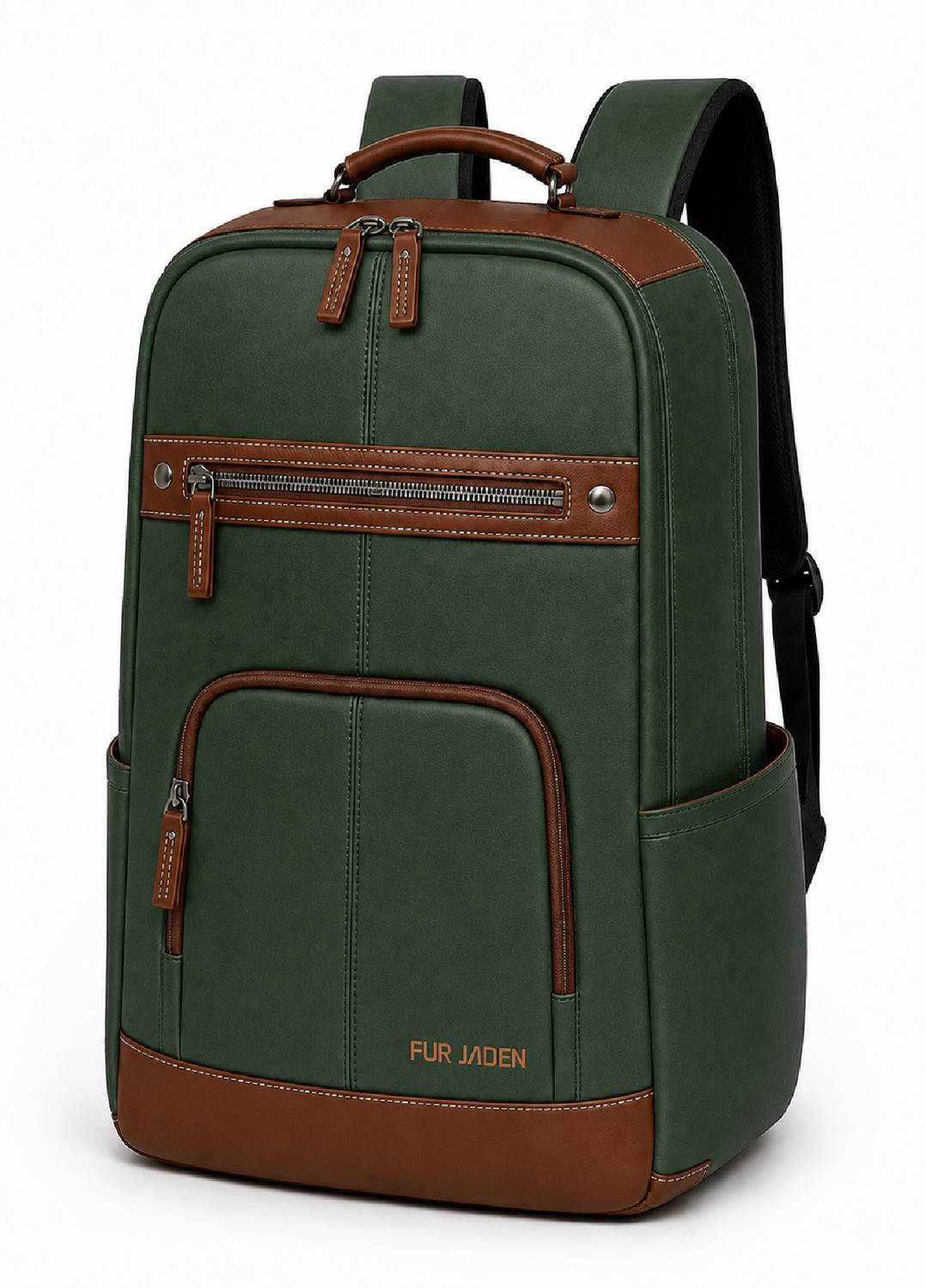 FUR JADEN Vegan Leather 25L Laptop Backpack - Image 1