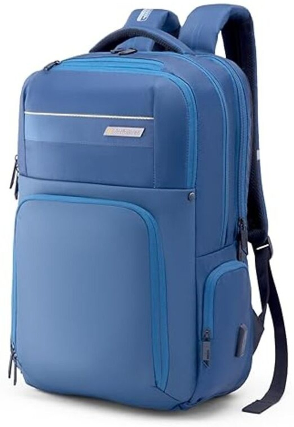 Image of AMERICAN TOURISTER Large 34 L Laptop Backpack Executive backpack with 17 inch Detachable Laptop compartment for Office,college (Blue)
