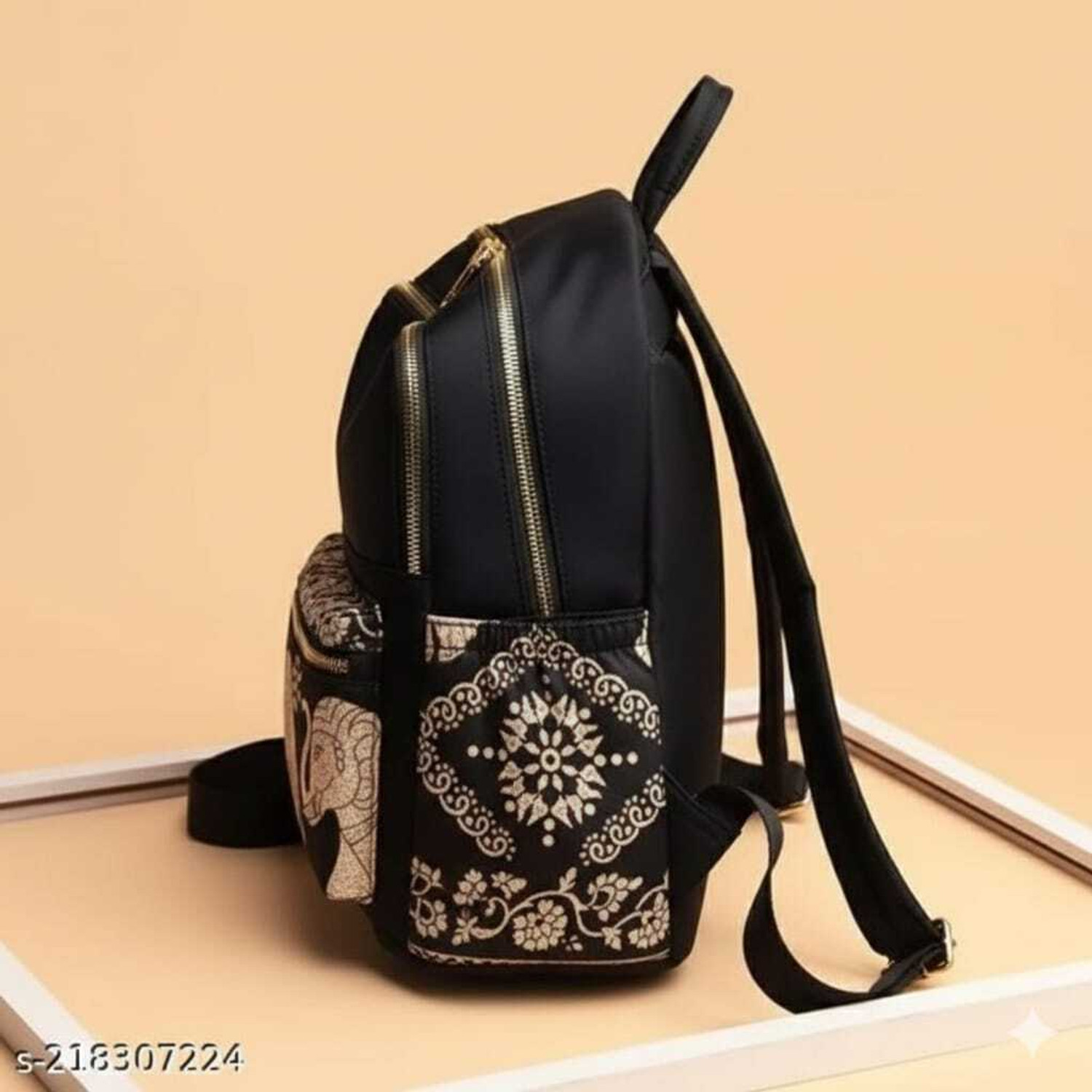 Image of Ignero elephant print Waterproof Lovely Backpack Shoulder Bag Ladies Shoulder Bags 25 L Backpack