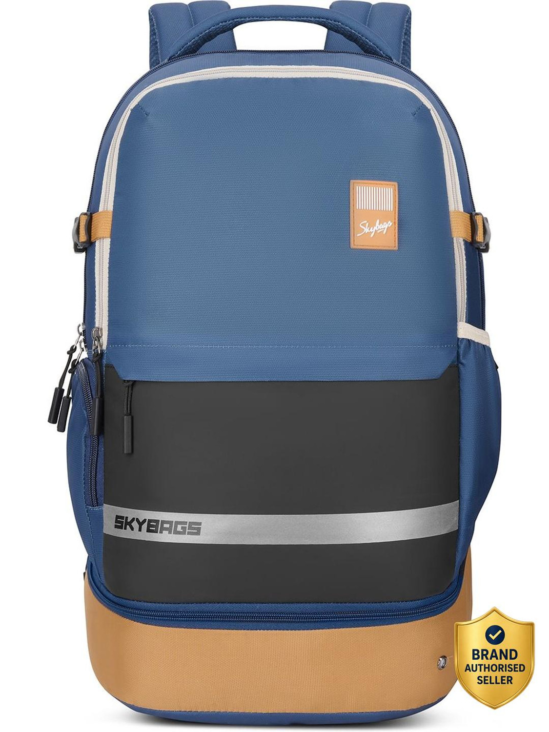 Image of SKYBAGS Basecamp 17 Inch Compatible Laptop Backpack with 3 Compartments & Rain Cover 40 L Laptop Backpack