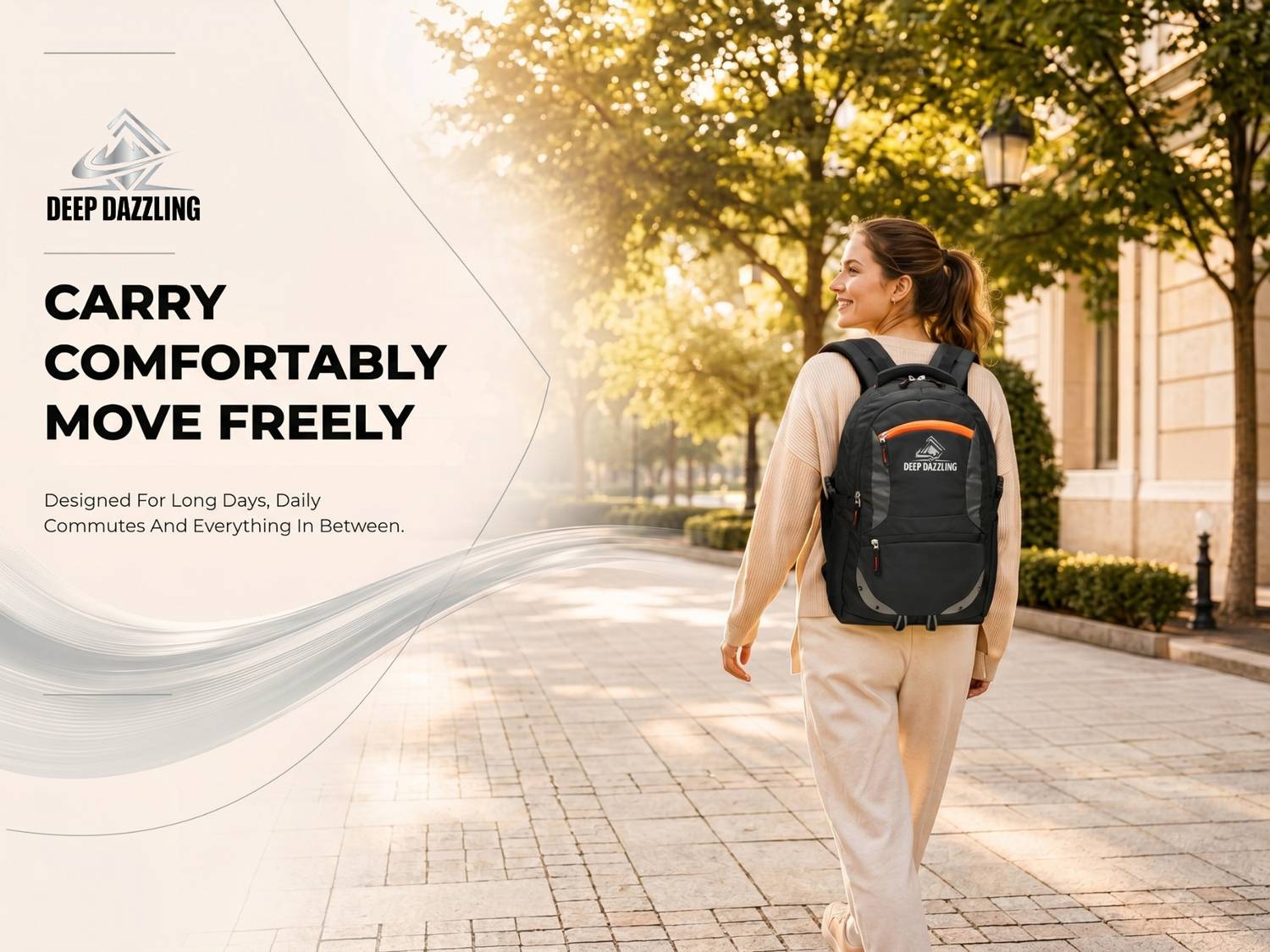 DEEP DAZZLING 36L Unisex Backpack - Image 5