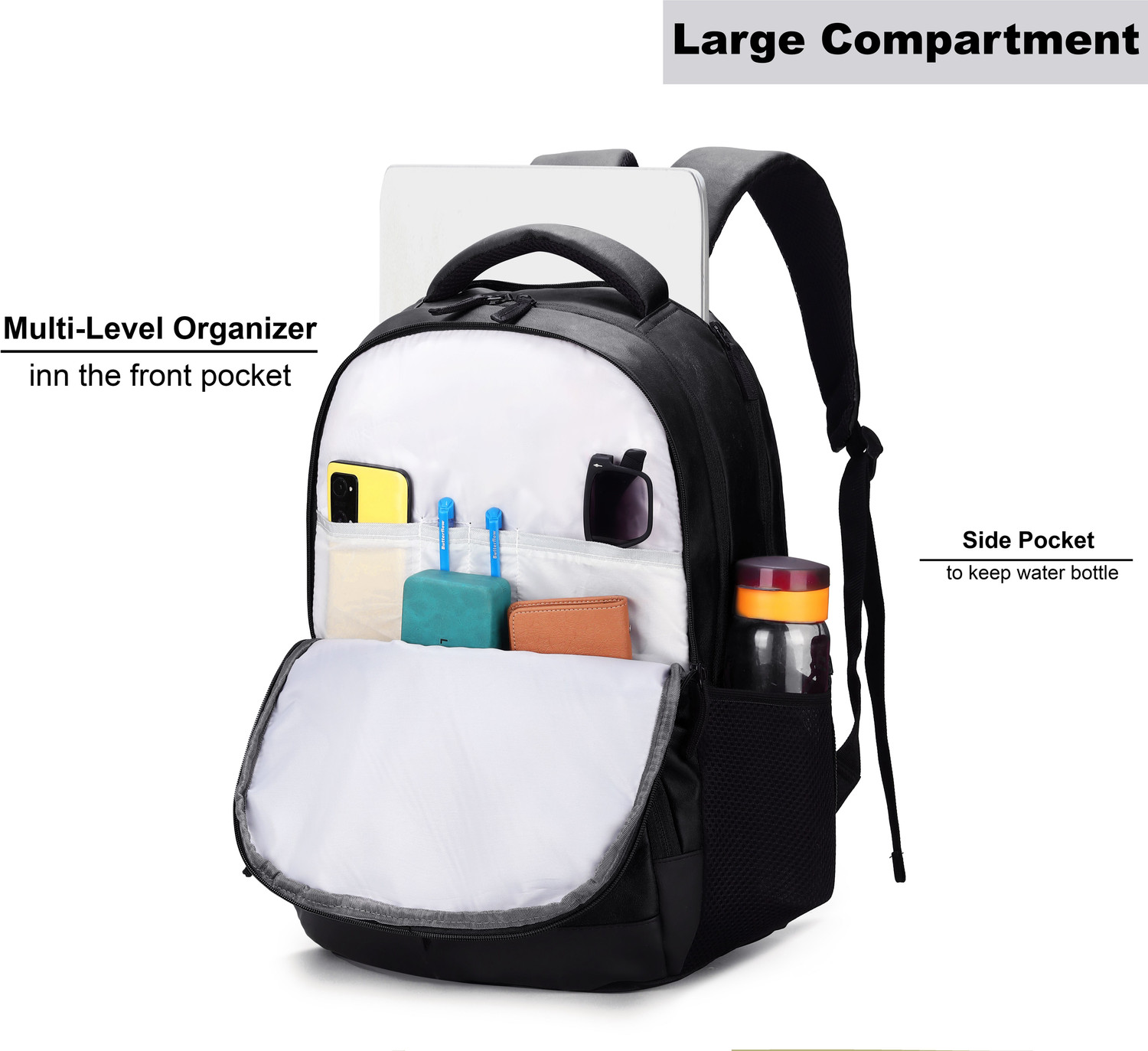 Image of NorthZone VINTAGE FAUX LEATHER|LAPTOP BAG|MEN & WOMEN|OFFICE|COLLEGE BACKPACK 35 L Backpack
