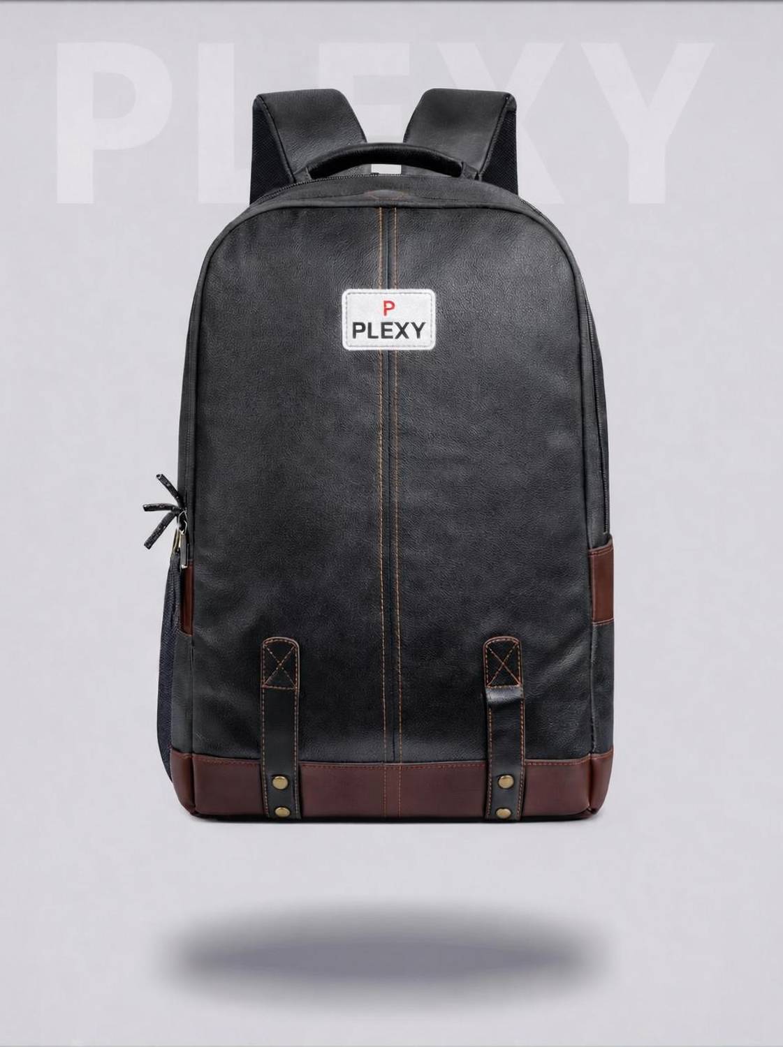 PLEXY Faux Leather Water Resistant Anti Theft 40 L Laptop Backpack