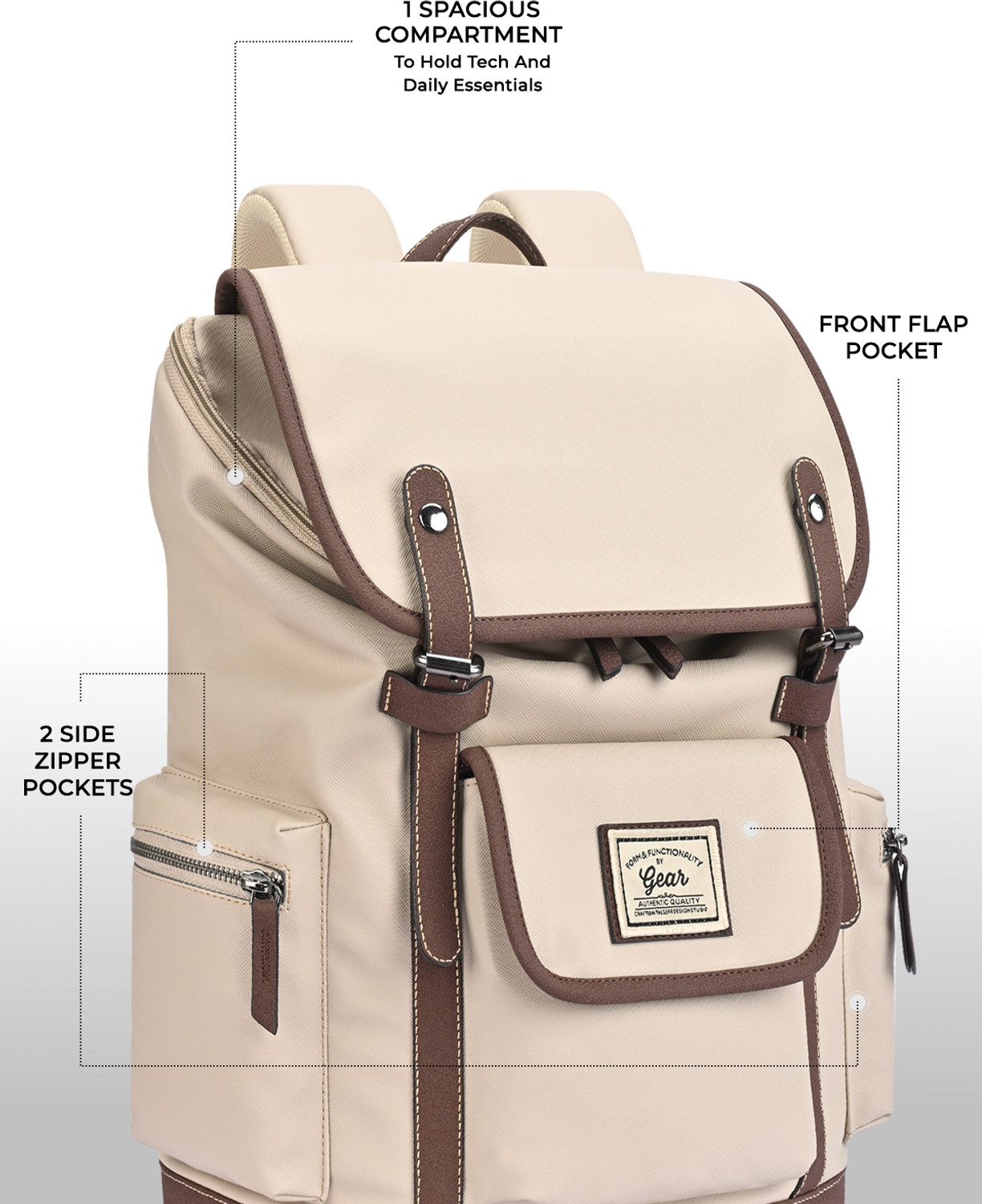 Image of Gear CLASSIC ANTI THEFT KNAPSACK 21 L Laptop Backpack