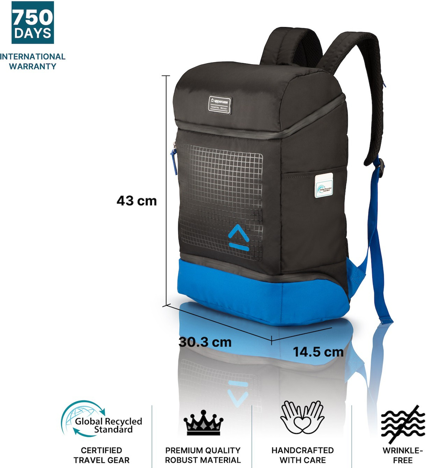 Image of Uppercase 21L Multi-utility 14'' Water-Repellent 21 L Laptop Backpack