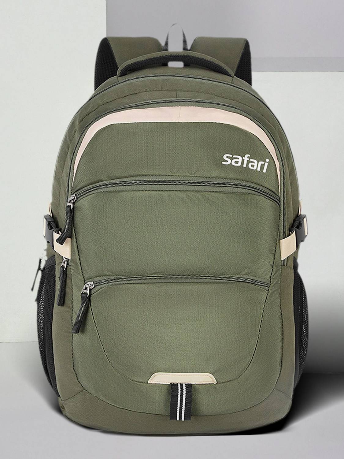 SAFARI ASHPER CB With 6 Pockets 30 L Laptop Backpack OLIVE - Price SAFARI ASHPER CB With 6 Pockets 30 L Laptop Backpack OLIVE - Price