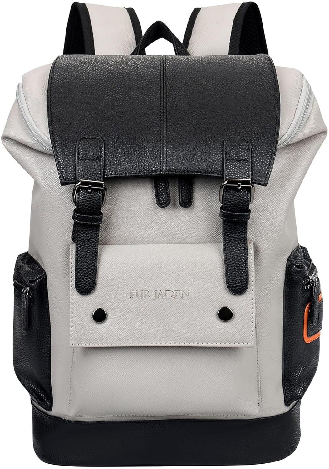 Image of FUR JADEN Vegan Leather With Anti Theft Design fits 15.6 Inch Laptop 20 L Laptop Backpack