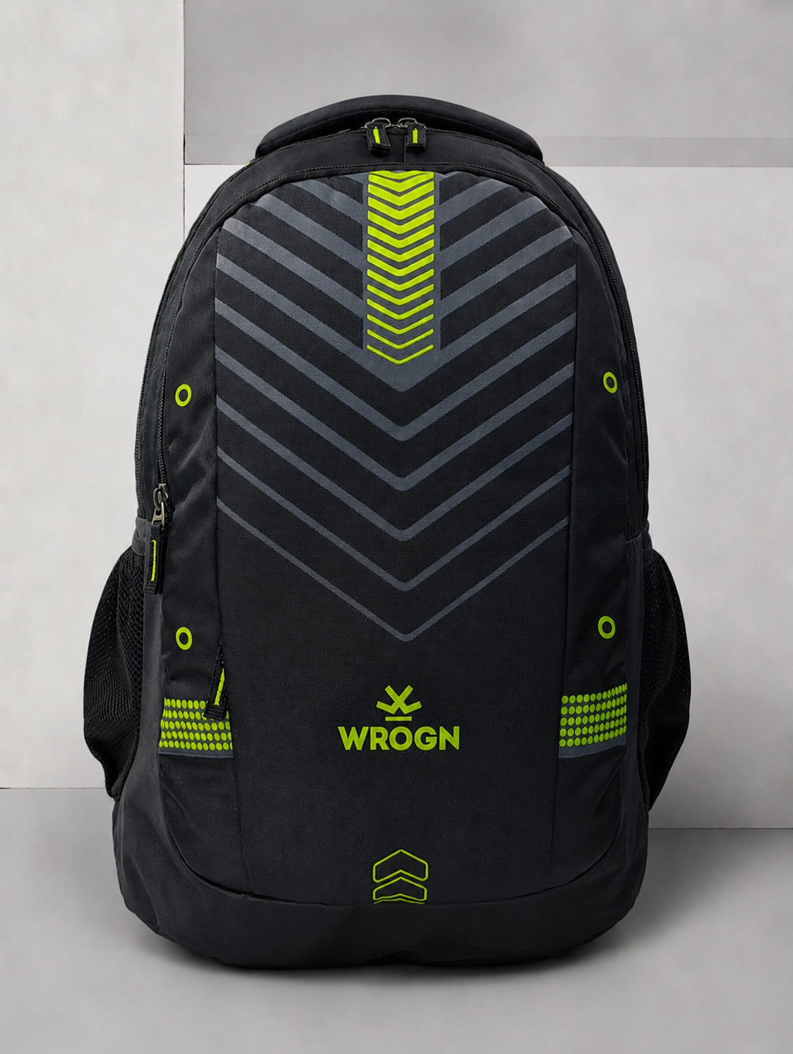 Image of WROGN Large 45 L Laptop Backpack Unisex Zipster with USB Port, Rain Cover (Black) 45 L Laptop Backpack