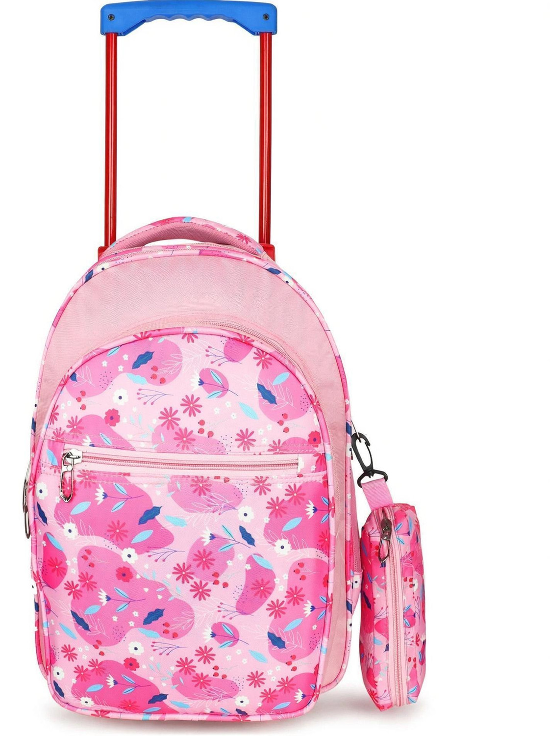 Image of Glacier Backpack Trolley With 2 Wheels | Soft Polyester Bags With 4 Main Compartments 30 L Trolley Backpack