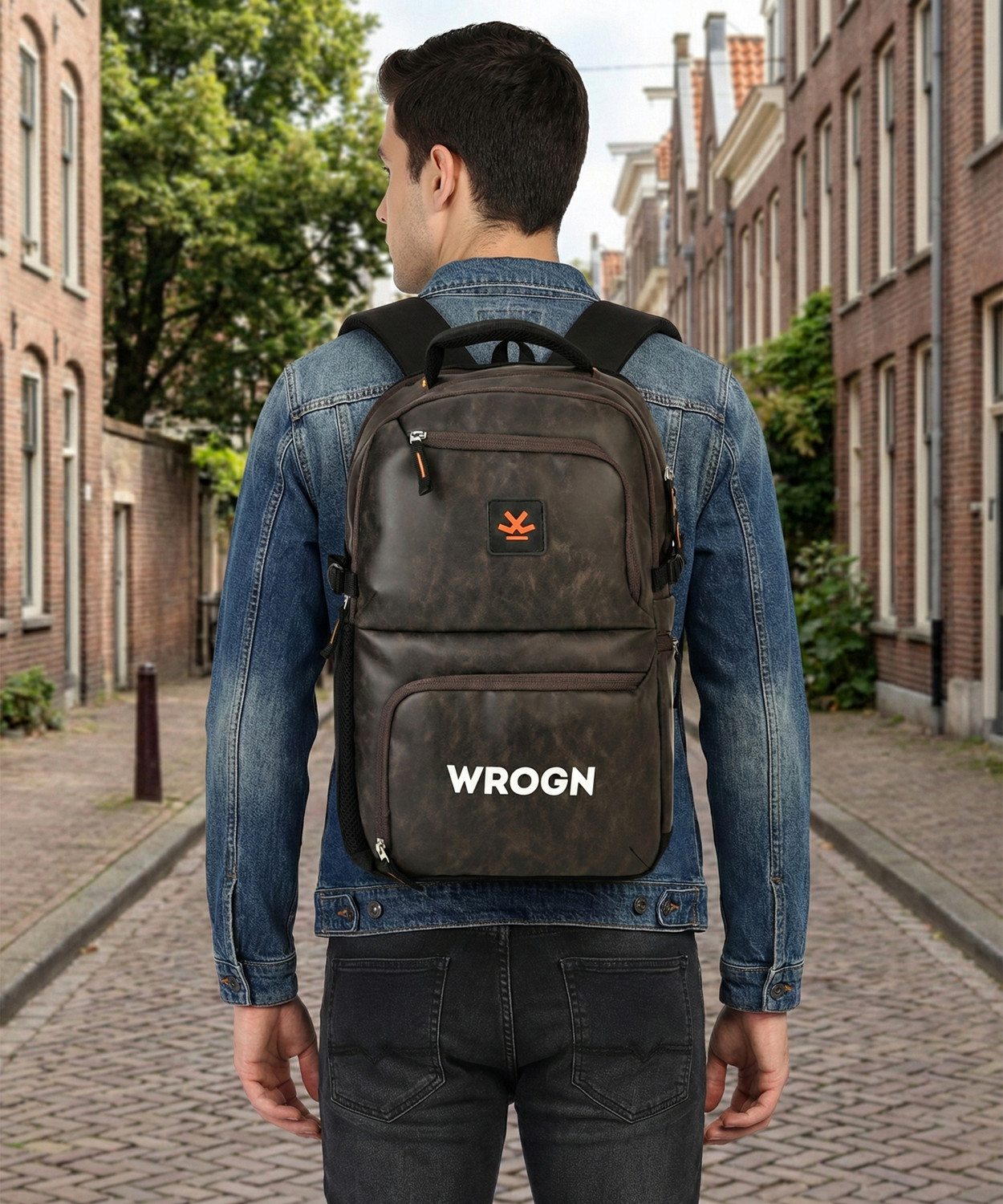 Image of WROGN Hummer Unisex Bag with rain cover Office /School /College /BusinessH-45L 45 L Backpack