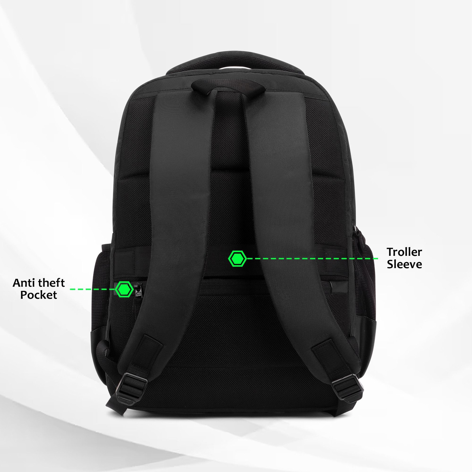 Image of WROGN HULK Anti-Theft laptop Backpack with Extra Space Bag Office /School / Travel bag 35 L Trolley Laptop Backpack