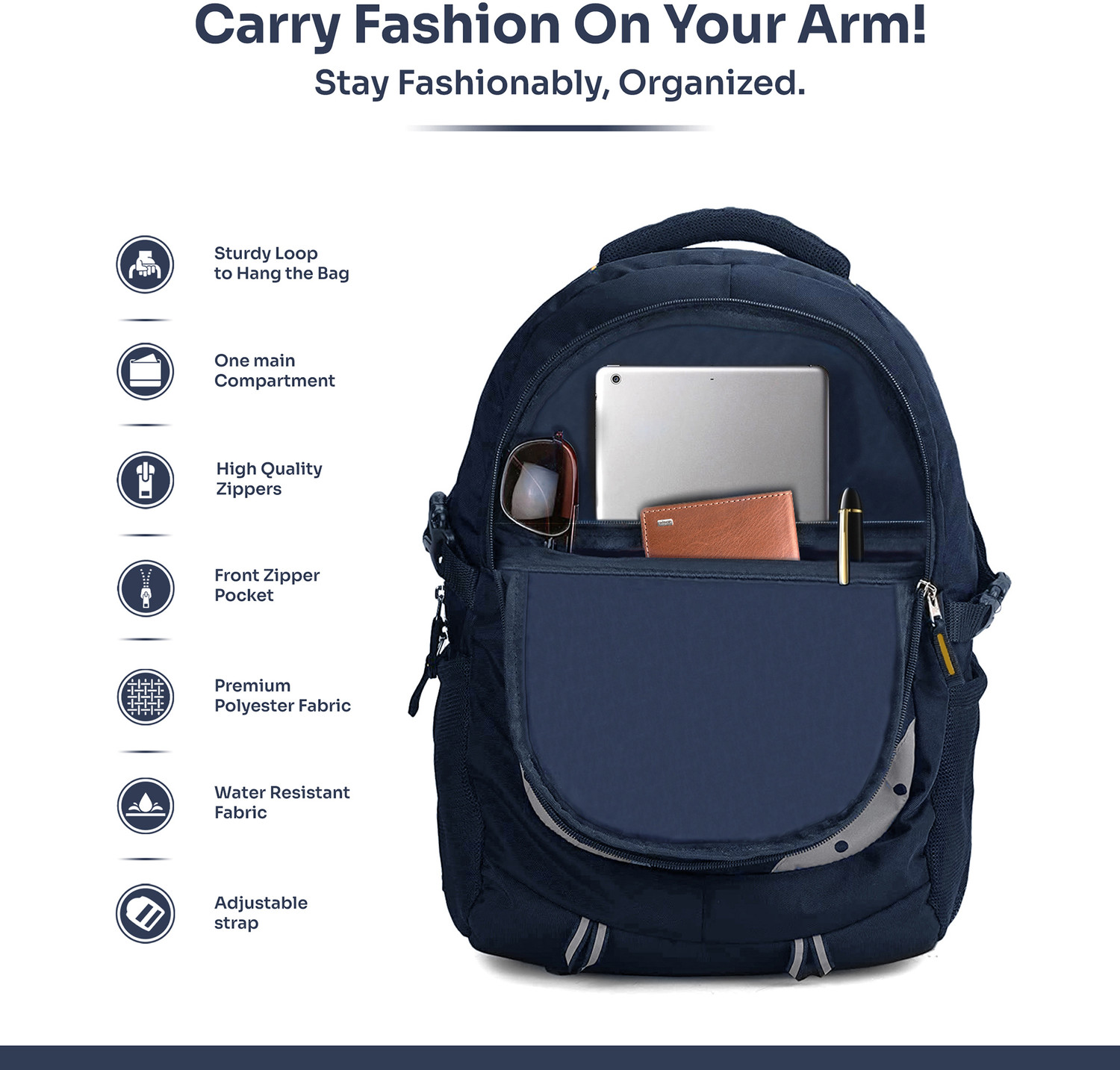 Image of OMRON BAGS Smart Backpack With Ready to Charge for Office /School /College /Travel 30 L Laptop Backpack