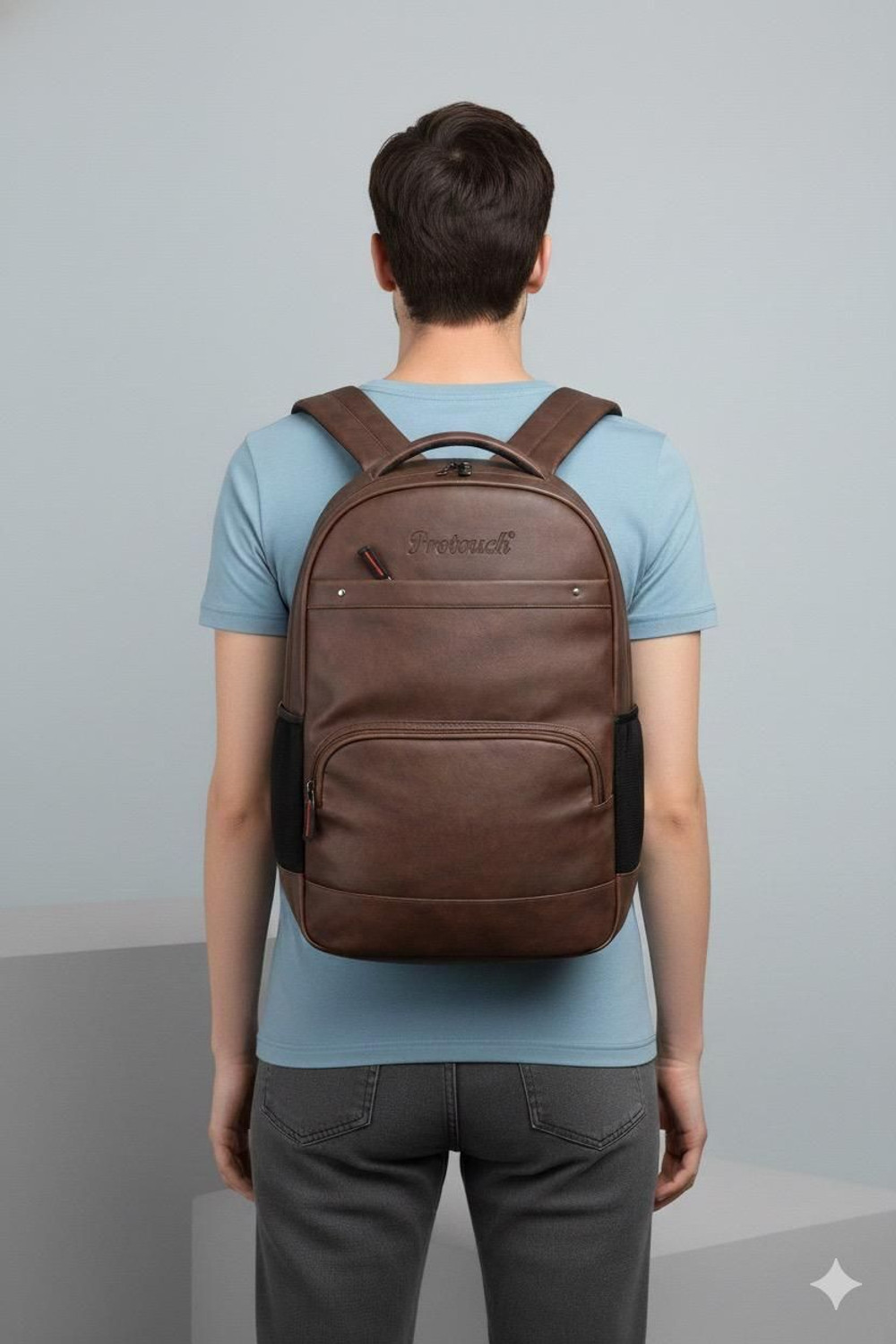 Image of PROTOUCH Vintage 2 Leather Without Anti Theft 33 L Laptop Backpack