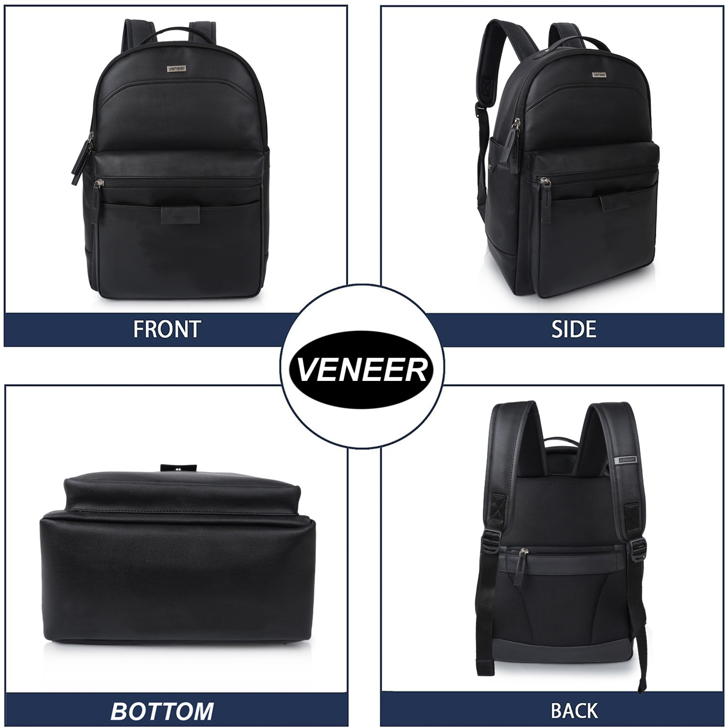 Image of Veneer Classy Design 15.6 IN Laptop Office College School Tution Unisex Backpack 35 L Laptop Backpack