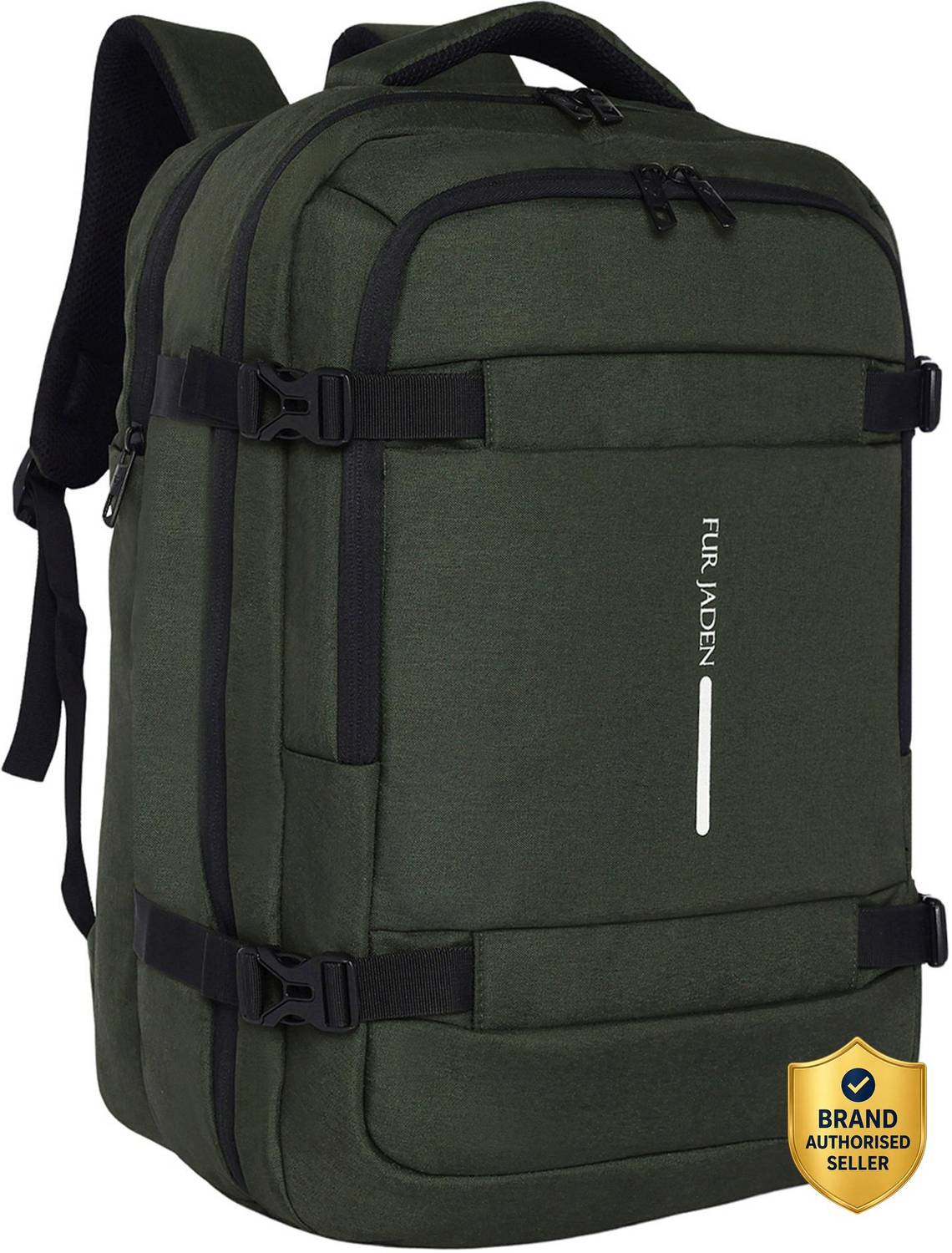 FUR JADEN Travel Weekender Spacious 15.6 Inch Laptop Backpack with 3 Compartments 40 L Laptop Backpack