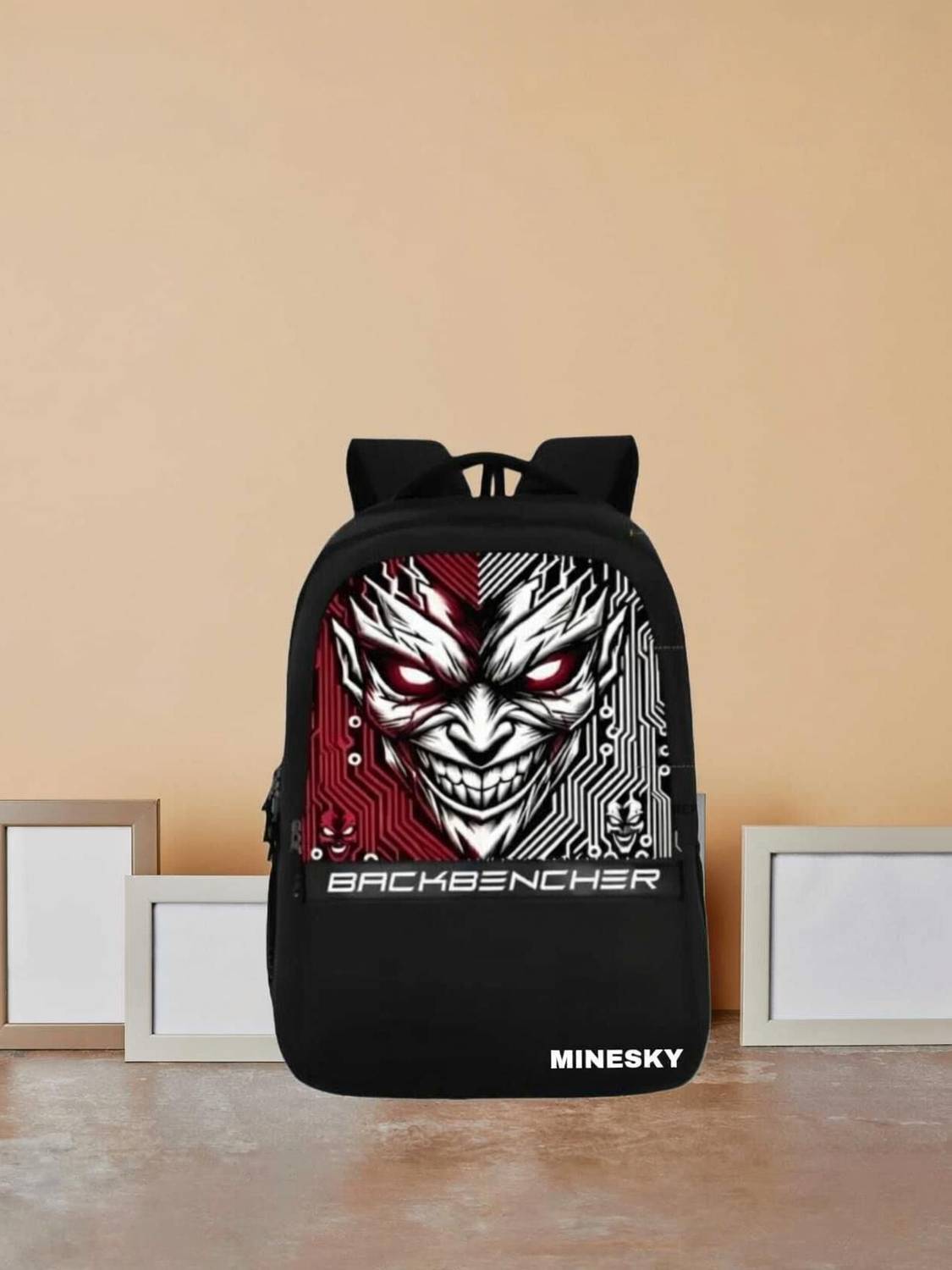 ANGELFLYY Large Laptop Alian Print Backpack Collage School Office,Travel,Tution Backpack 25 L Laptop Backpack