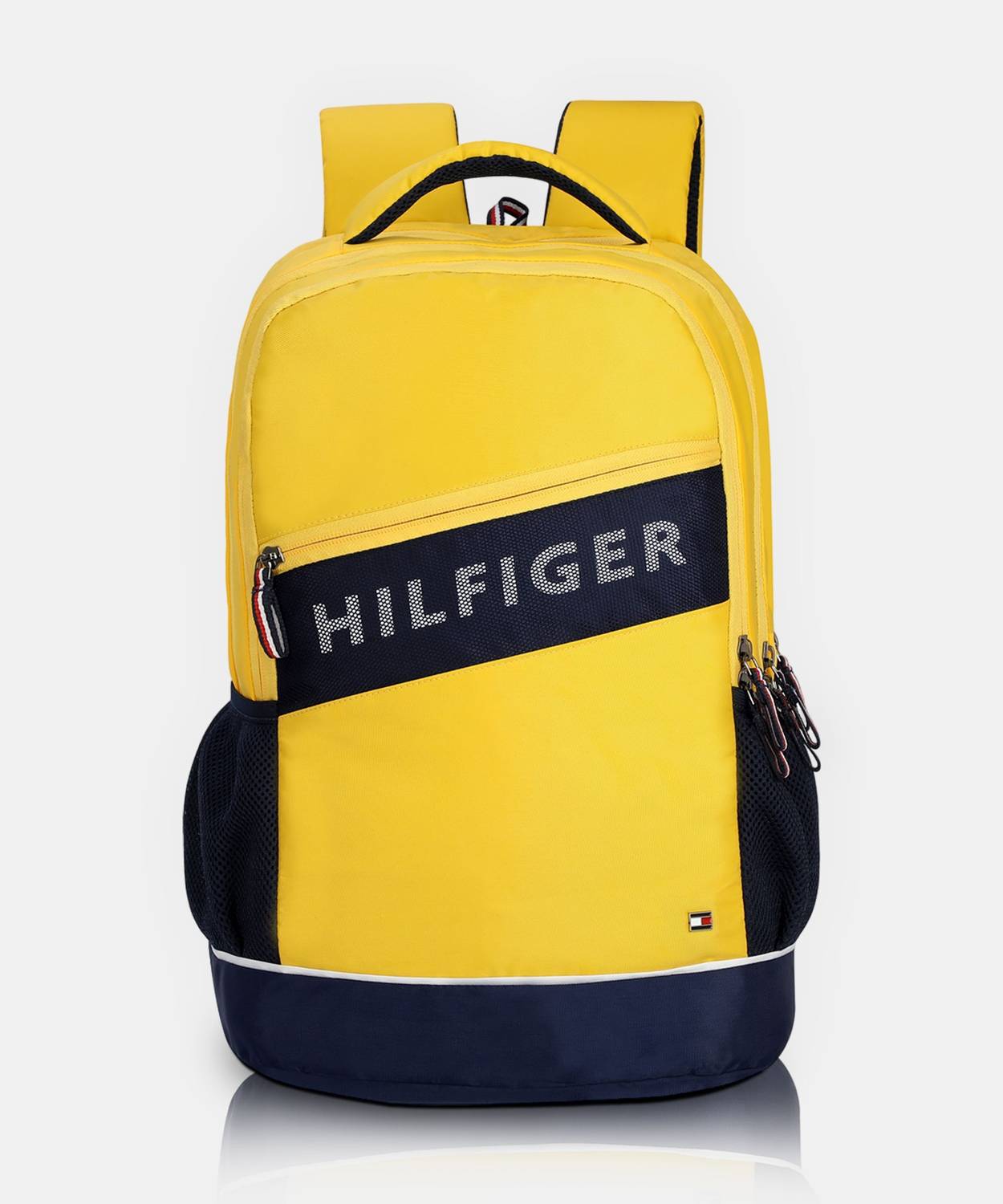 TOMMY HILFIGER Zander 31 L Laptop Backpack Yellow + Navy 