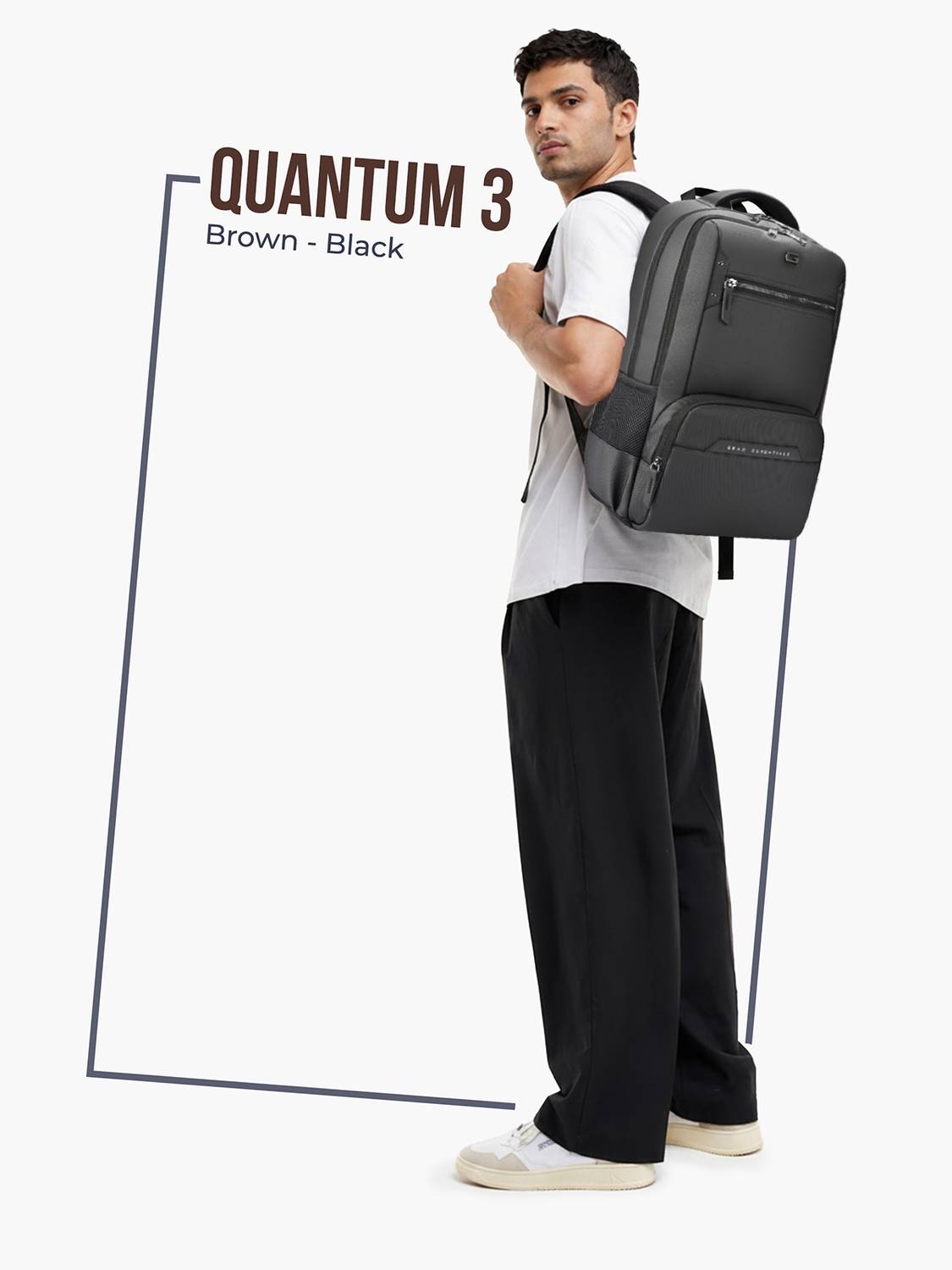 Gear Quantum 3 28L Antitheft Laptop Backpack - Image 2