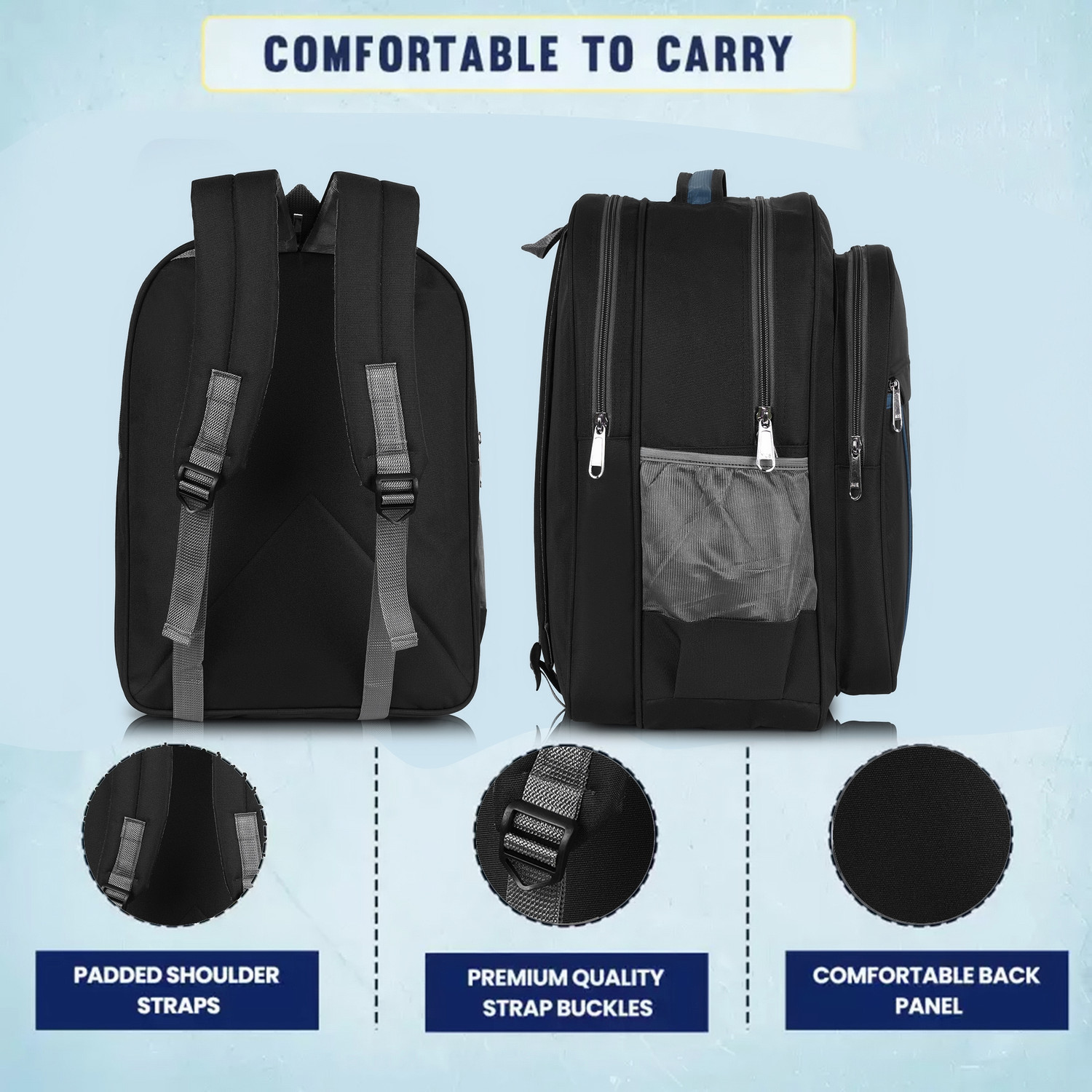 Image of Right Flex School bag for Class 2 to 5 Girls & Boys | 3 Compartments | Water-Resistant 30 L Backpack