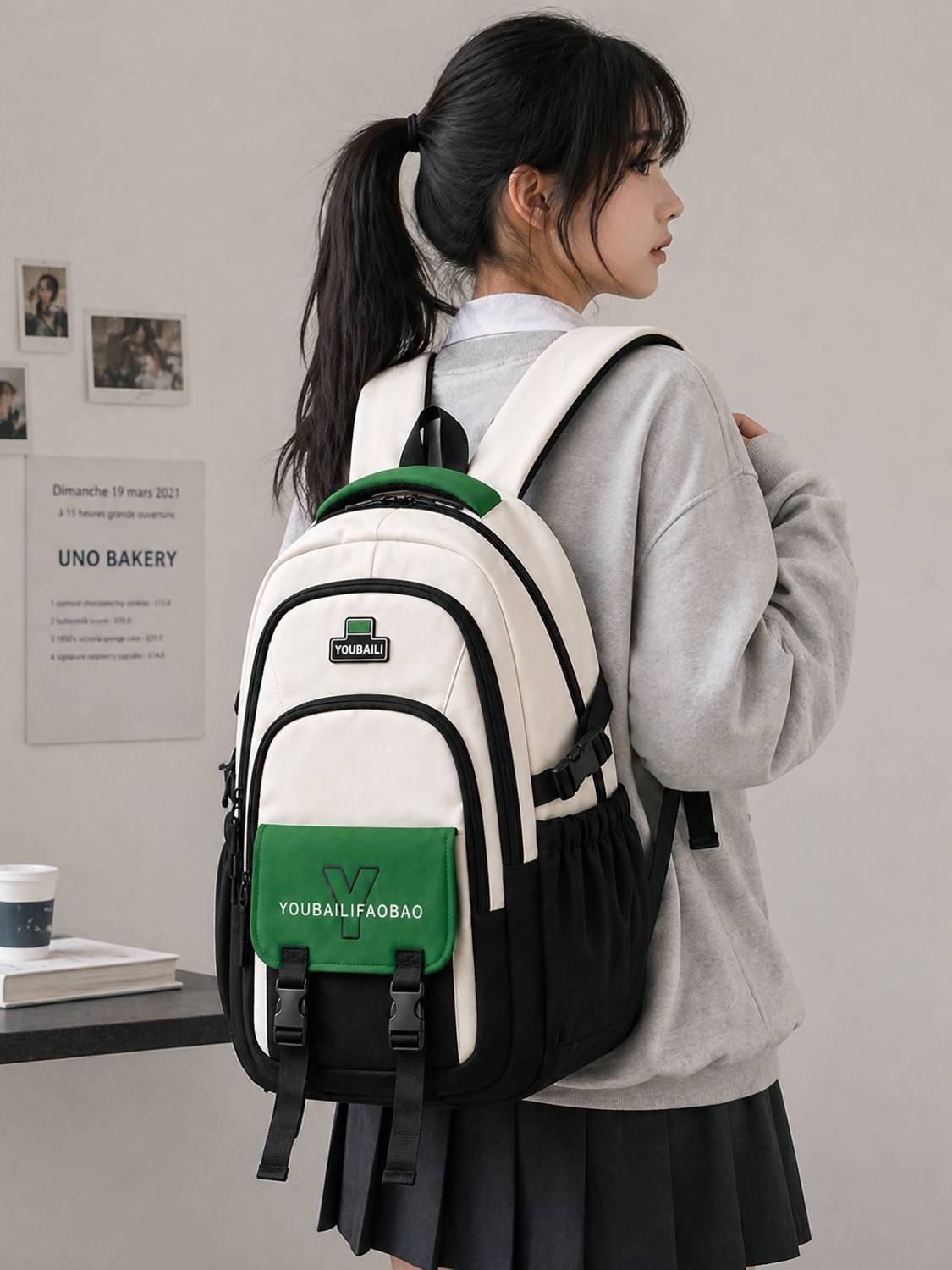 TERMINAX YBL#1 2.5L Black Backpack - Image 3