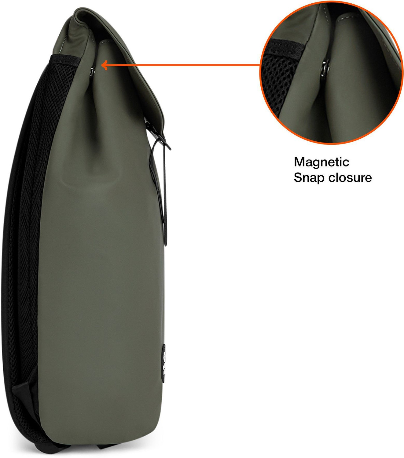 Image of NASHER MILES Soho Laptop Backpack for Men & Women|Collage /Casual /School|25L,Olive 25 L Laptop Backpack
