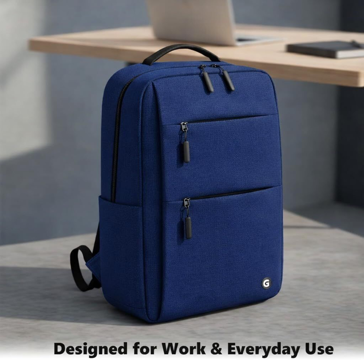 Image of GadgetBite 20L Laptop Backpack 15.6 USB Port,Organiser,Bottle Pocket-Charcoal Grey 20 L Laptop Backpack