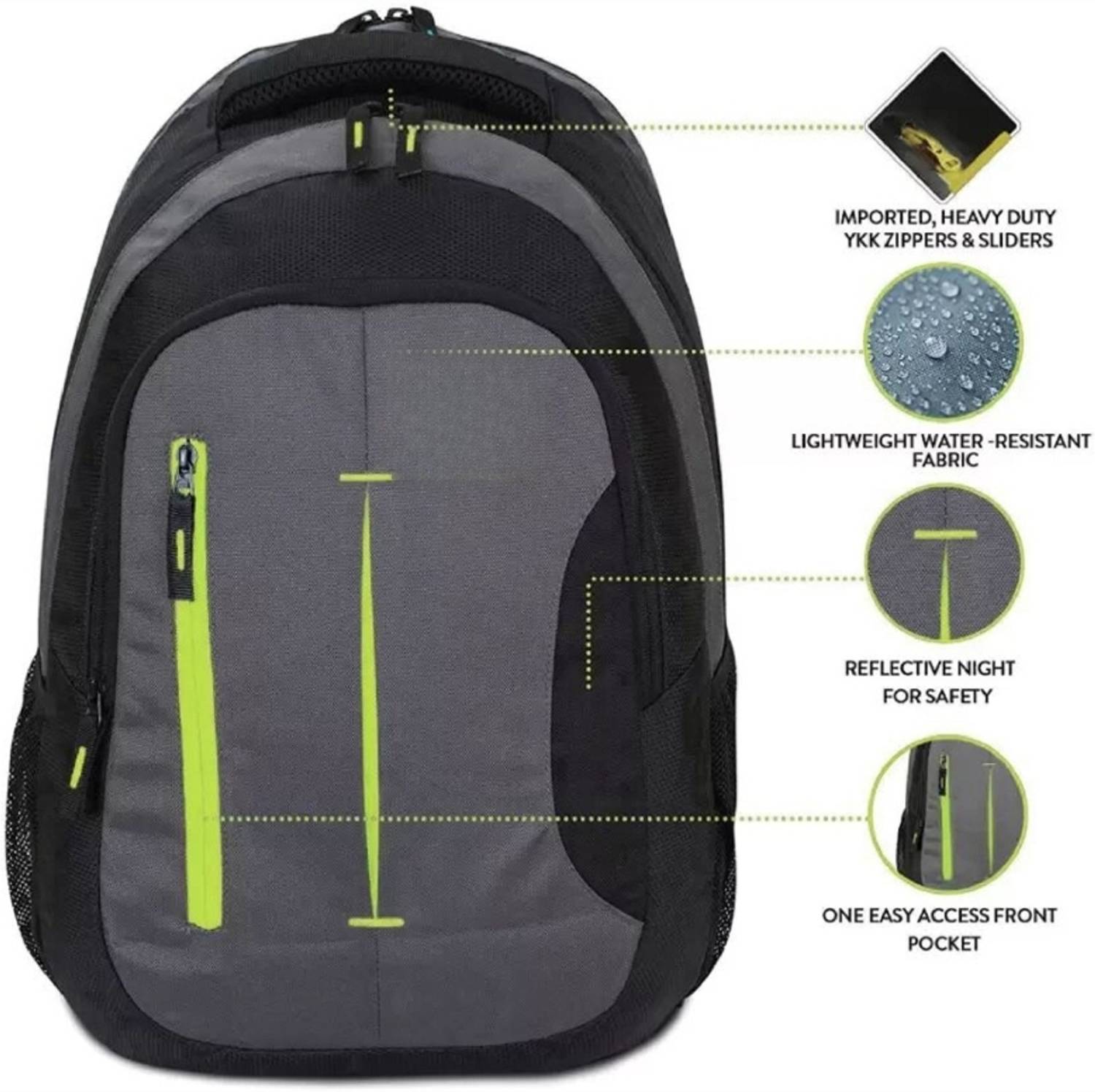 Vokan 30L Laptop Backpack Black - Image 5