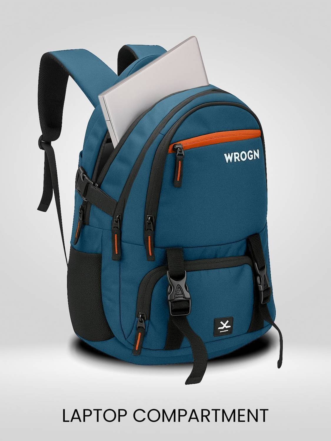 WROGN 40L Blue Laptop Backpack - Image 5