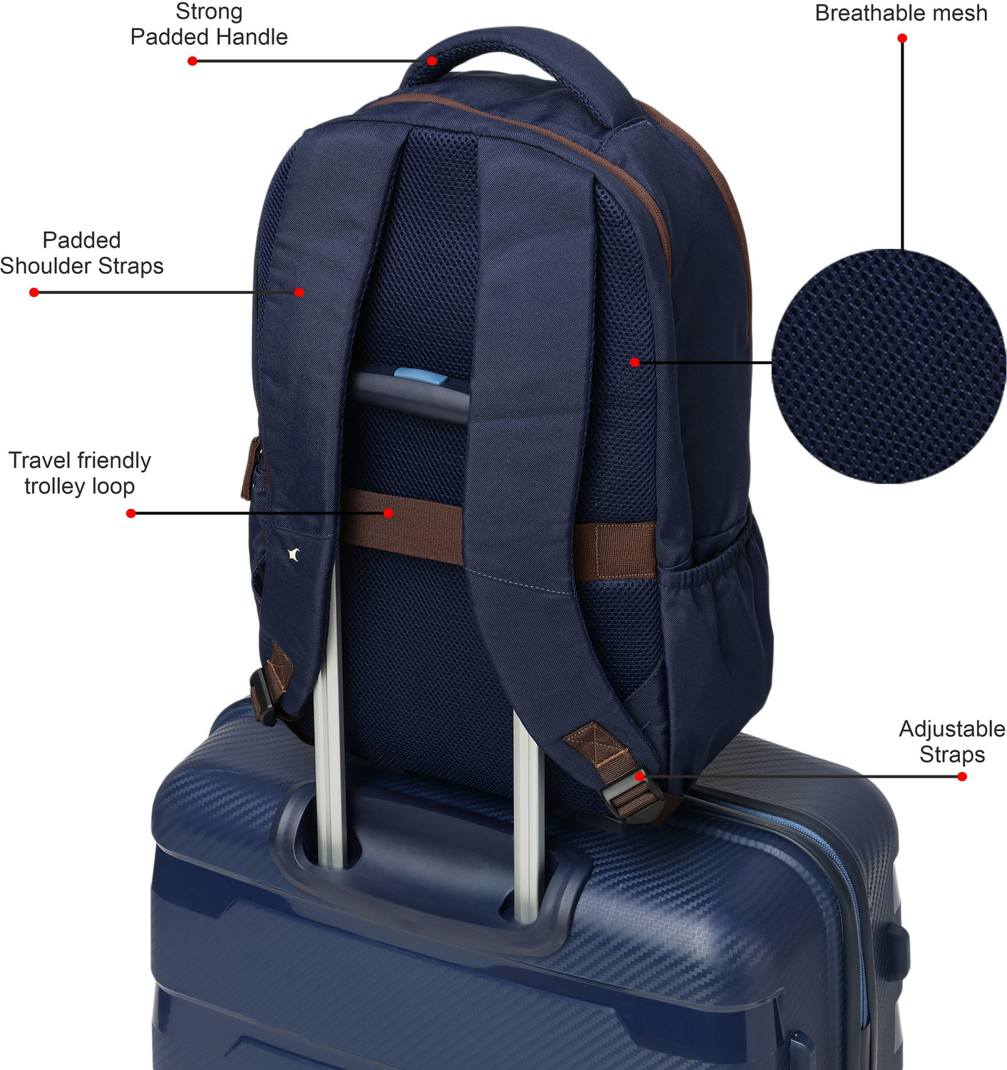 Image of Fastrack Unisex Haulpack Laptop Backpack with 15 inchLaptopSleeve 28 L Laptop Backpack